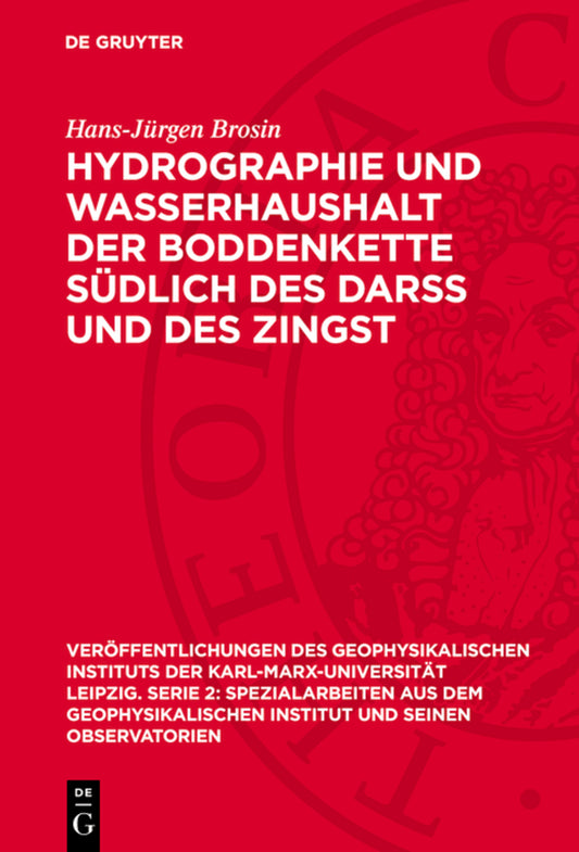 Hydrographie und Wasserhaushalt der Boddenkette südlich des Darß und des Zingst