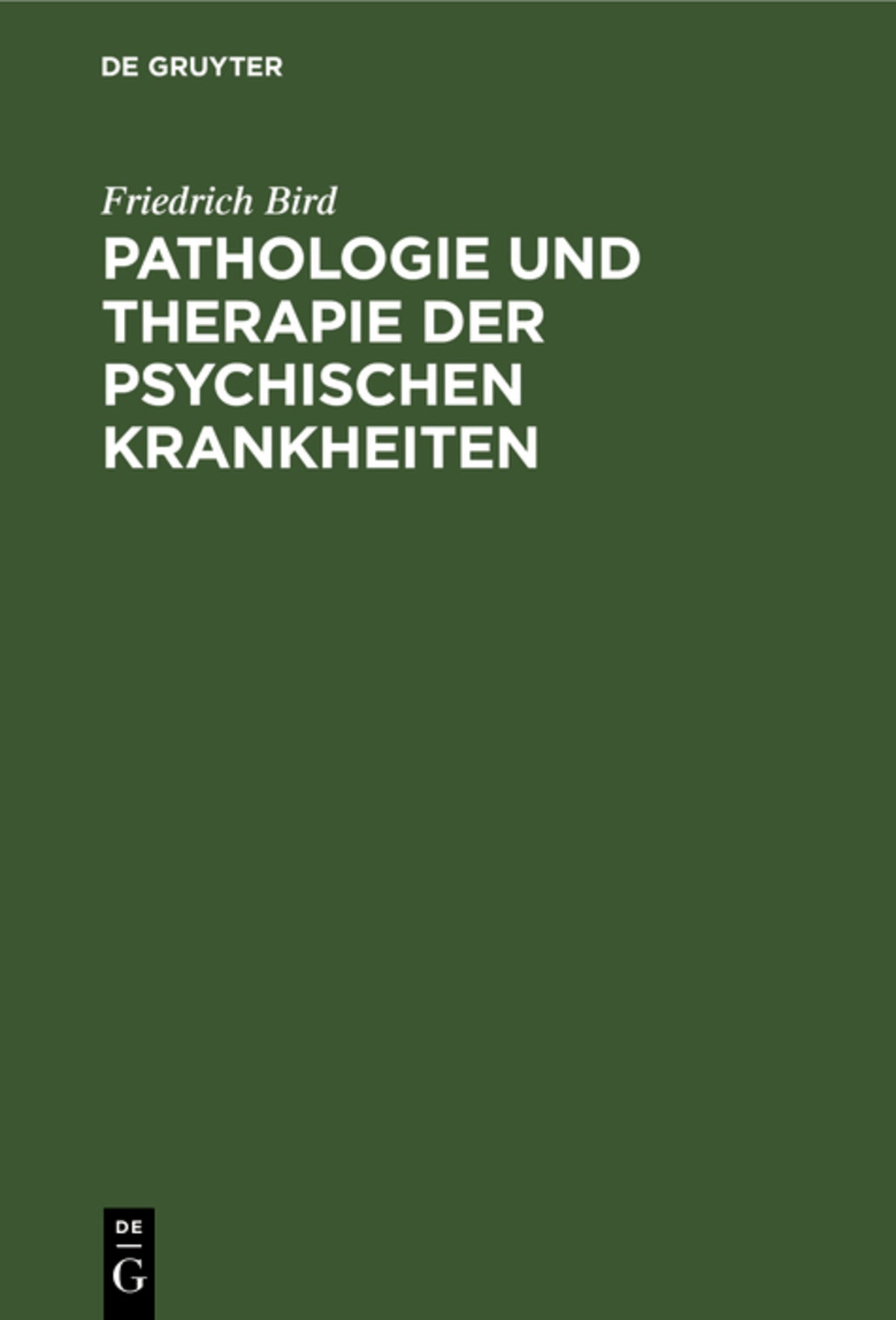 Cover image for Pathologie und Therapie der psychischen Krankheiten ISBN 9783111109992
