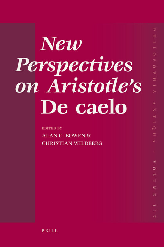 New Perspectives on Aristotle's De caelo