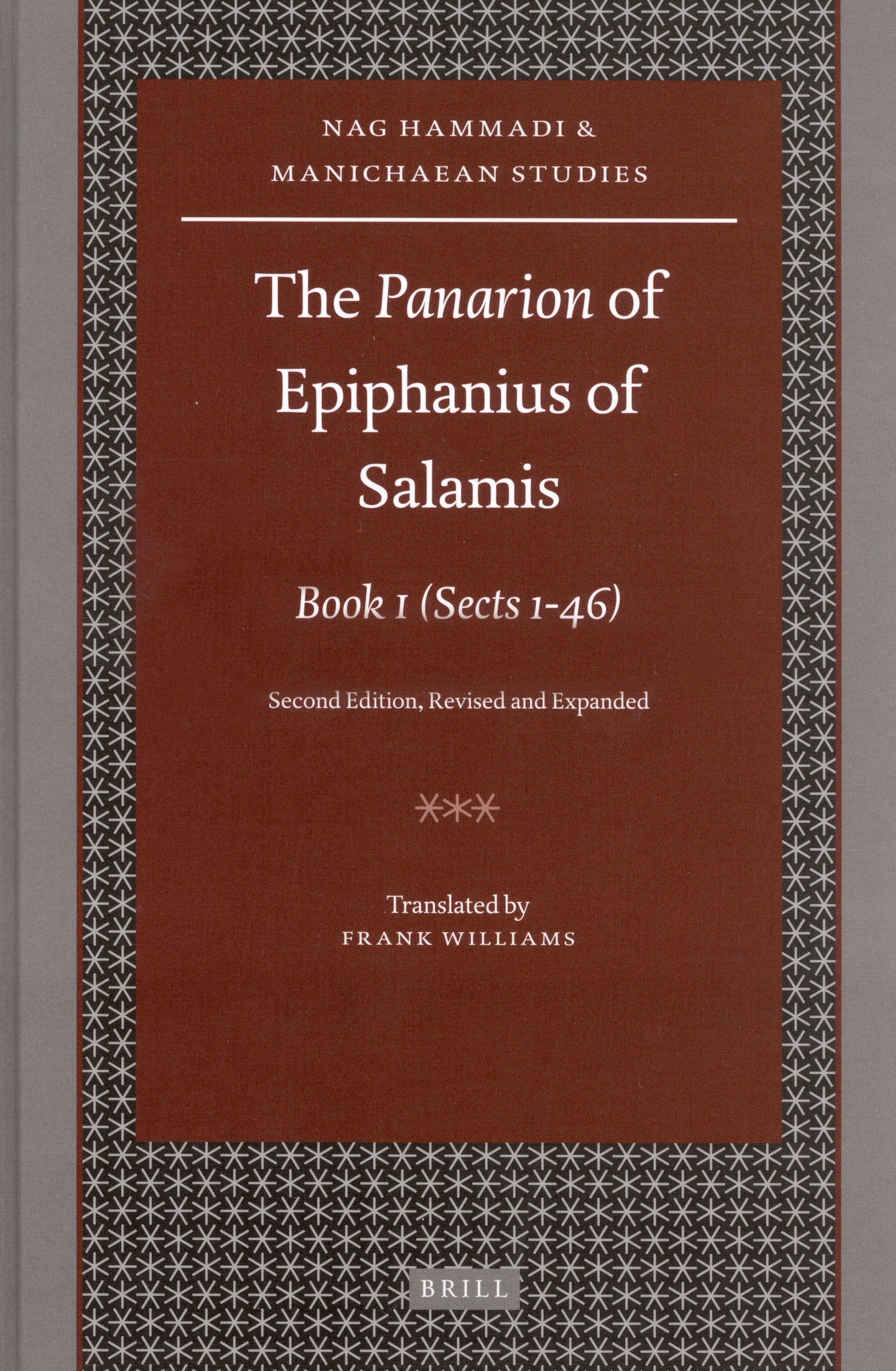The Panarion of Epiphanius of Salamis: Book I