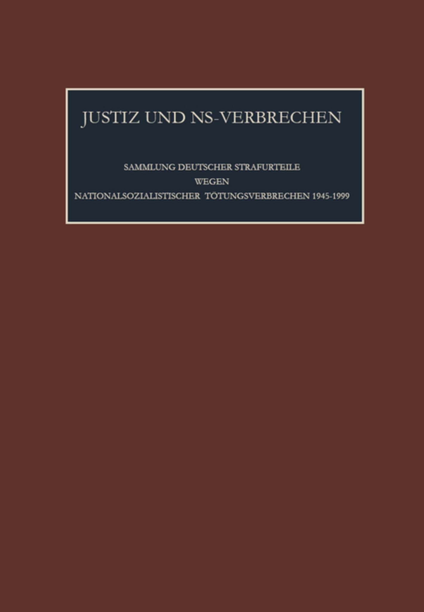 Die vom 24.07.1981 bis zum 25.10.1984 ergangenen Strafurteile. Lfd. Nr. 873-892