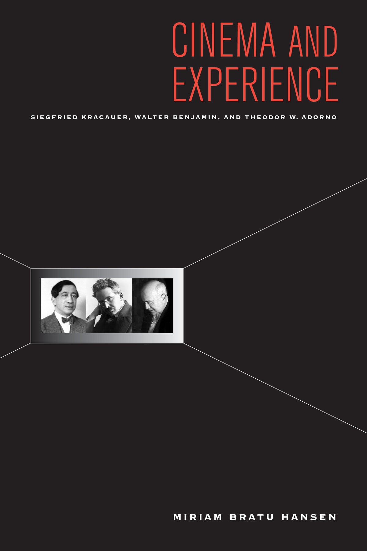 Cover image for Cinema and Experience ISBN 9780520265608