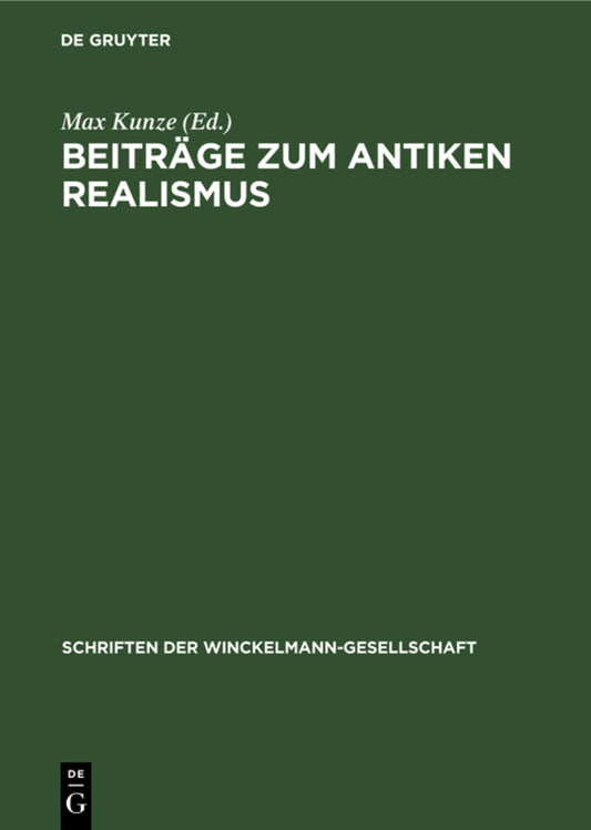 Beiträge zum antiken Realismus