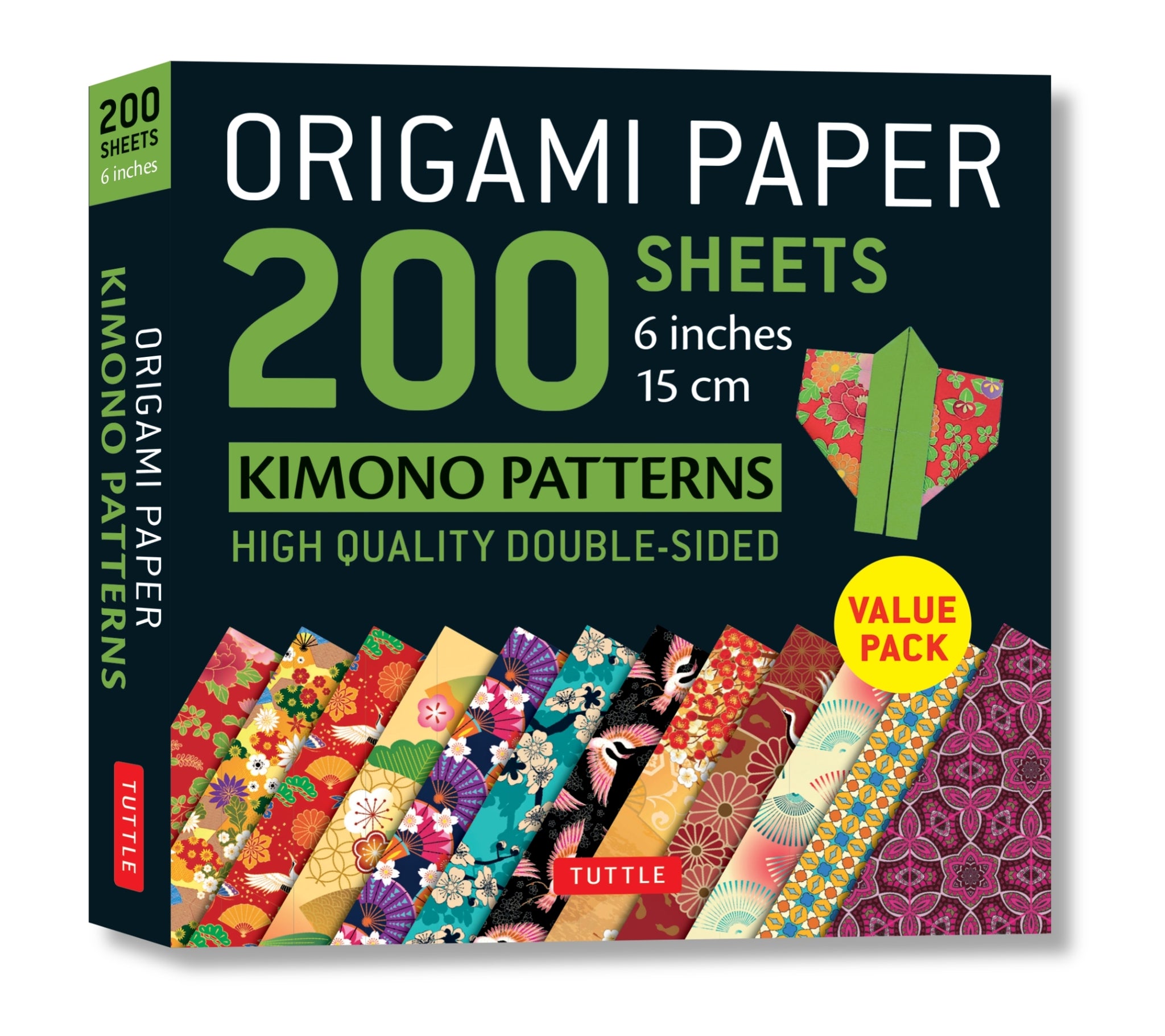 Origami Paper 200 sheets Kimono Patterns 6" (15 cm)