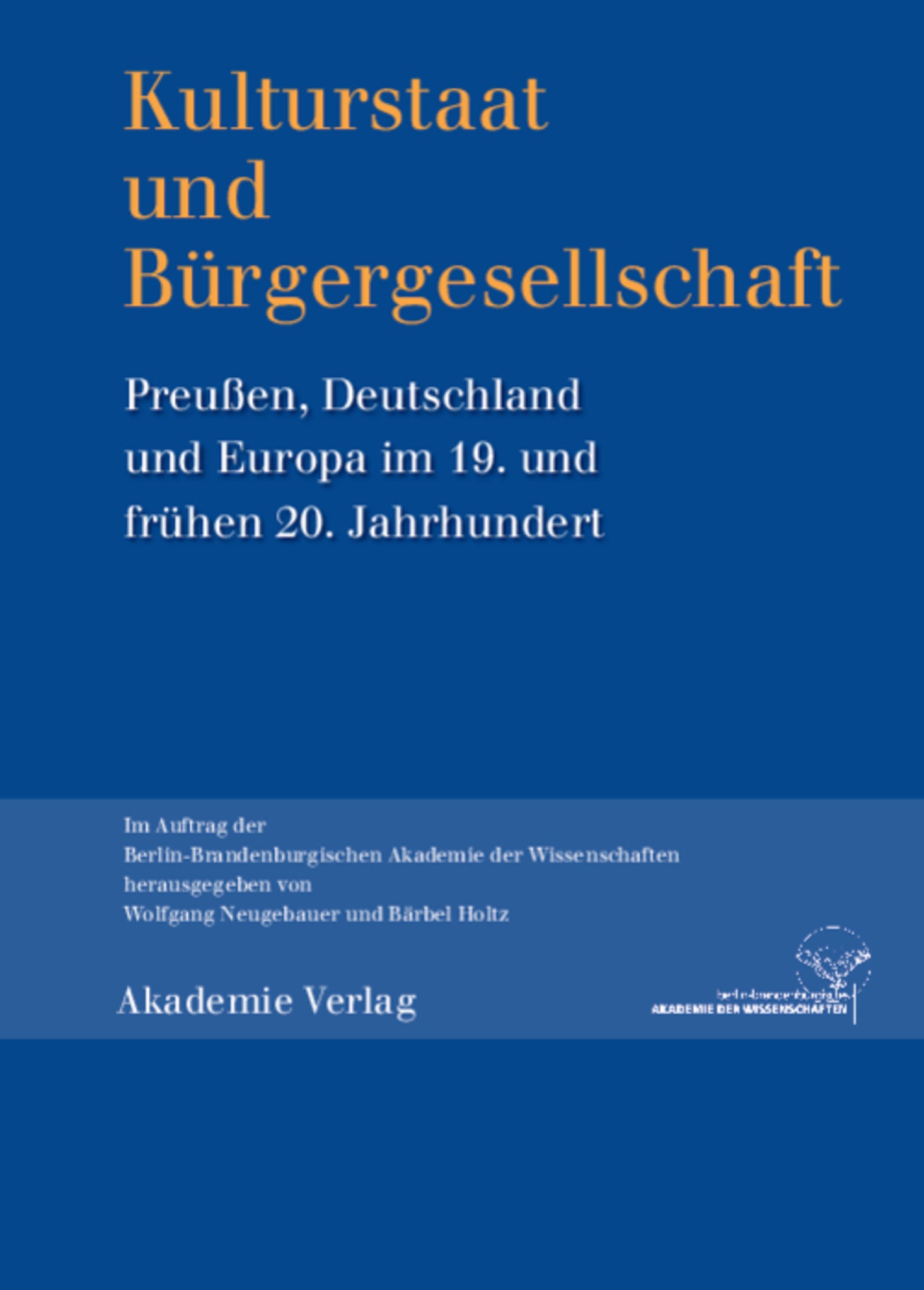 Kulturstaat und Bürgergesellschaft