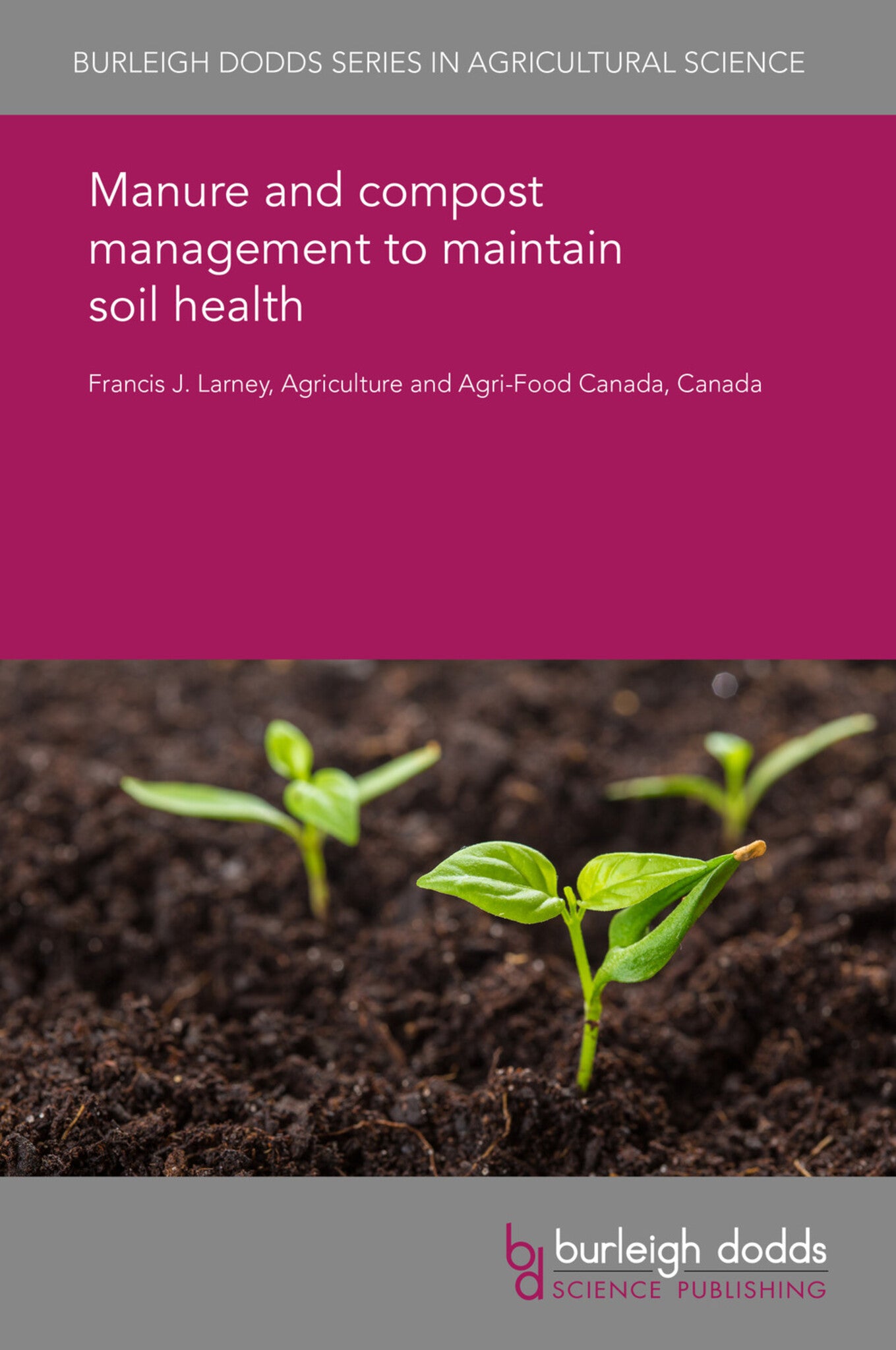 Cover image for Manure and compost management to maintain soil health ISBN 9781786764133