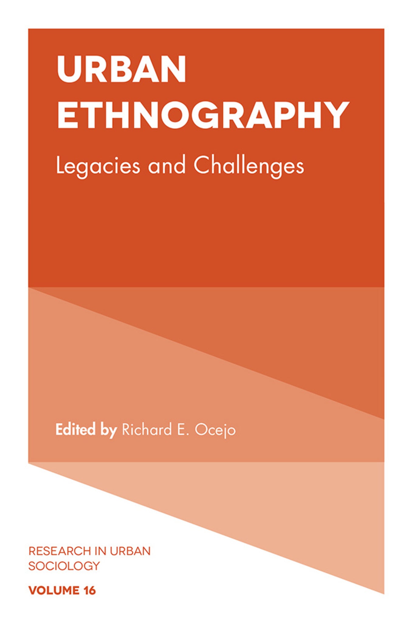 Cover image for Urban Ethnography ISBN 9781787690349