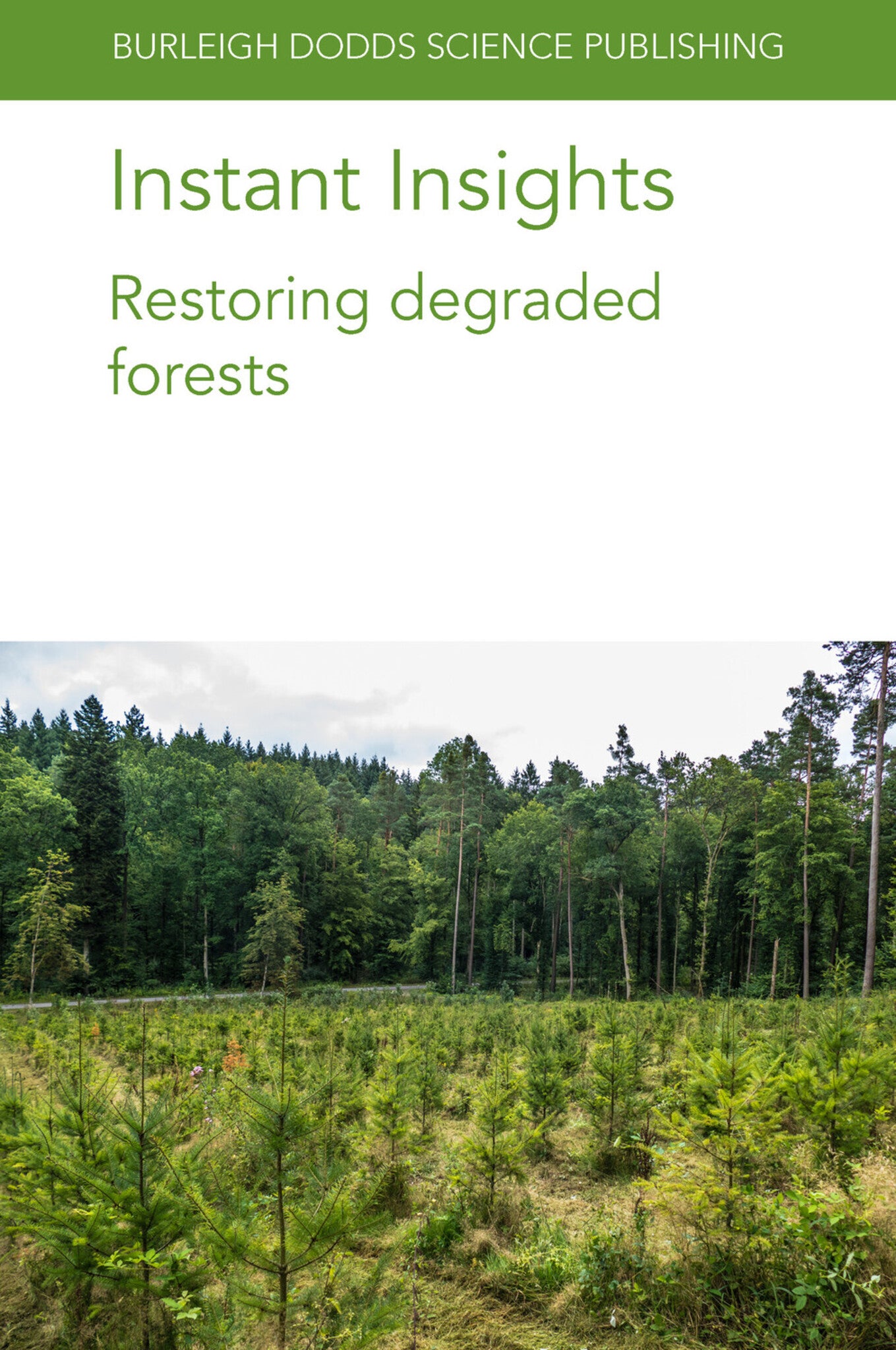 Cover image for Instant Insights: Restoring degraded forests ISBN 9781801464116