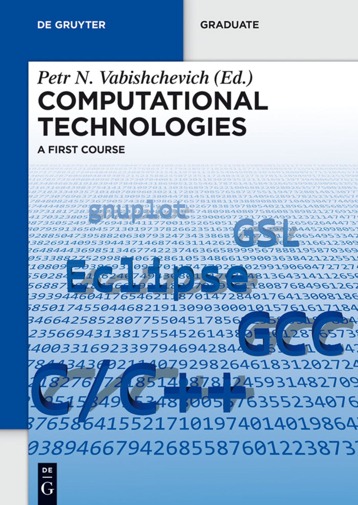 Cover image for Computational Technologies ISBN 9783110359923