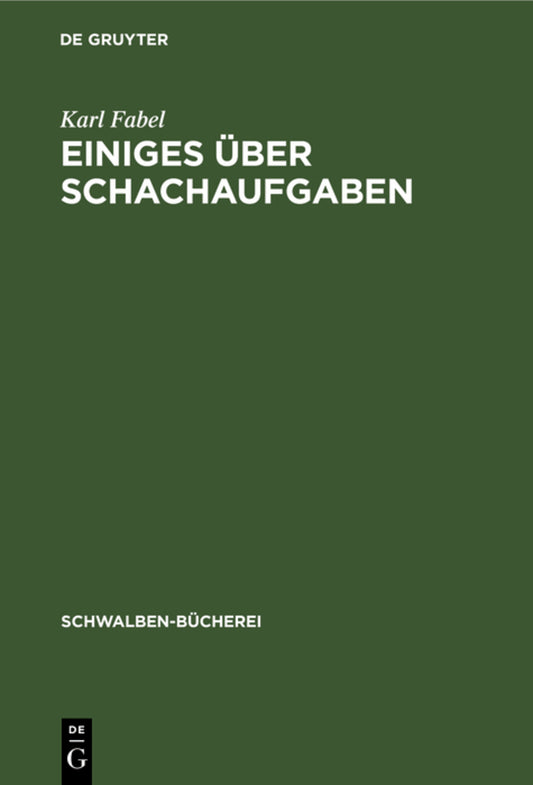 Einiges über Schachaufgaben