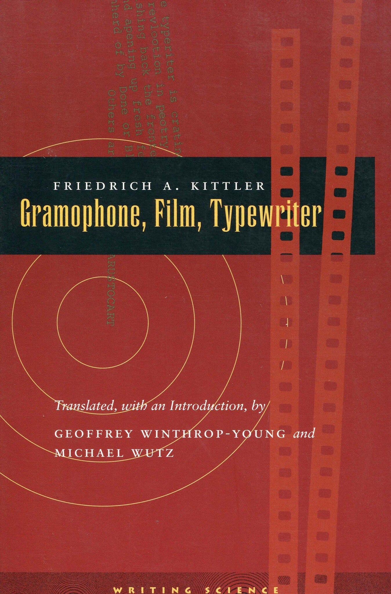 Cover image for Gramophone, Film, Typewriter ISBN 9780804732321