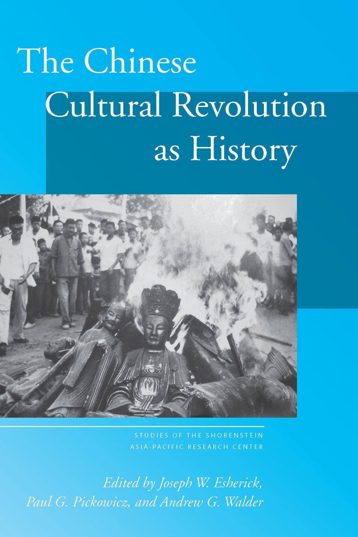 Cover image for The Chinese Cultural Revolution as History ISBN 9780804753494