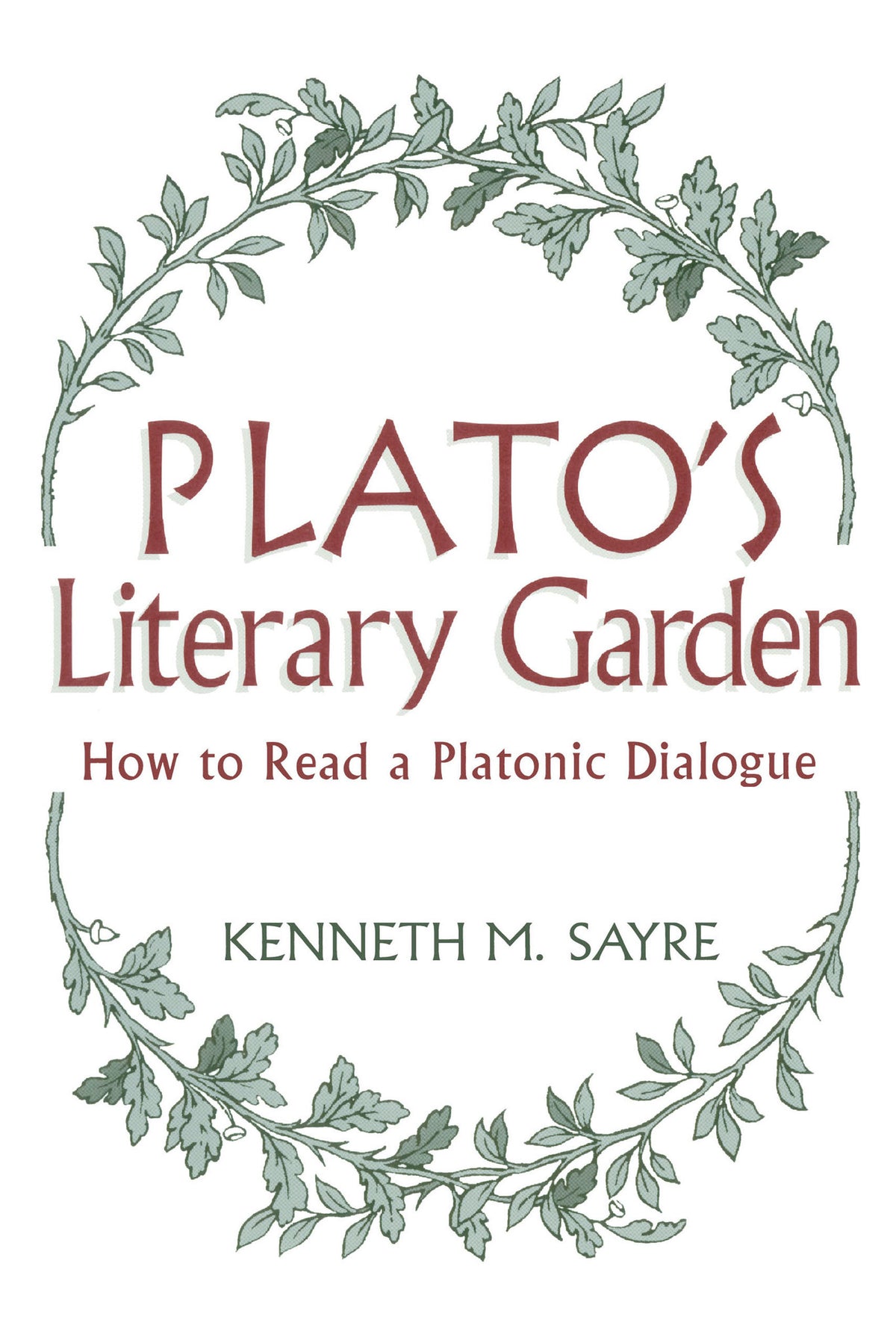 Cover image for Plato's Literary Garden ISBN 9780268038762