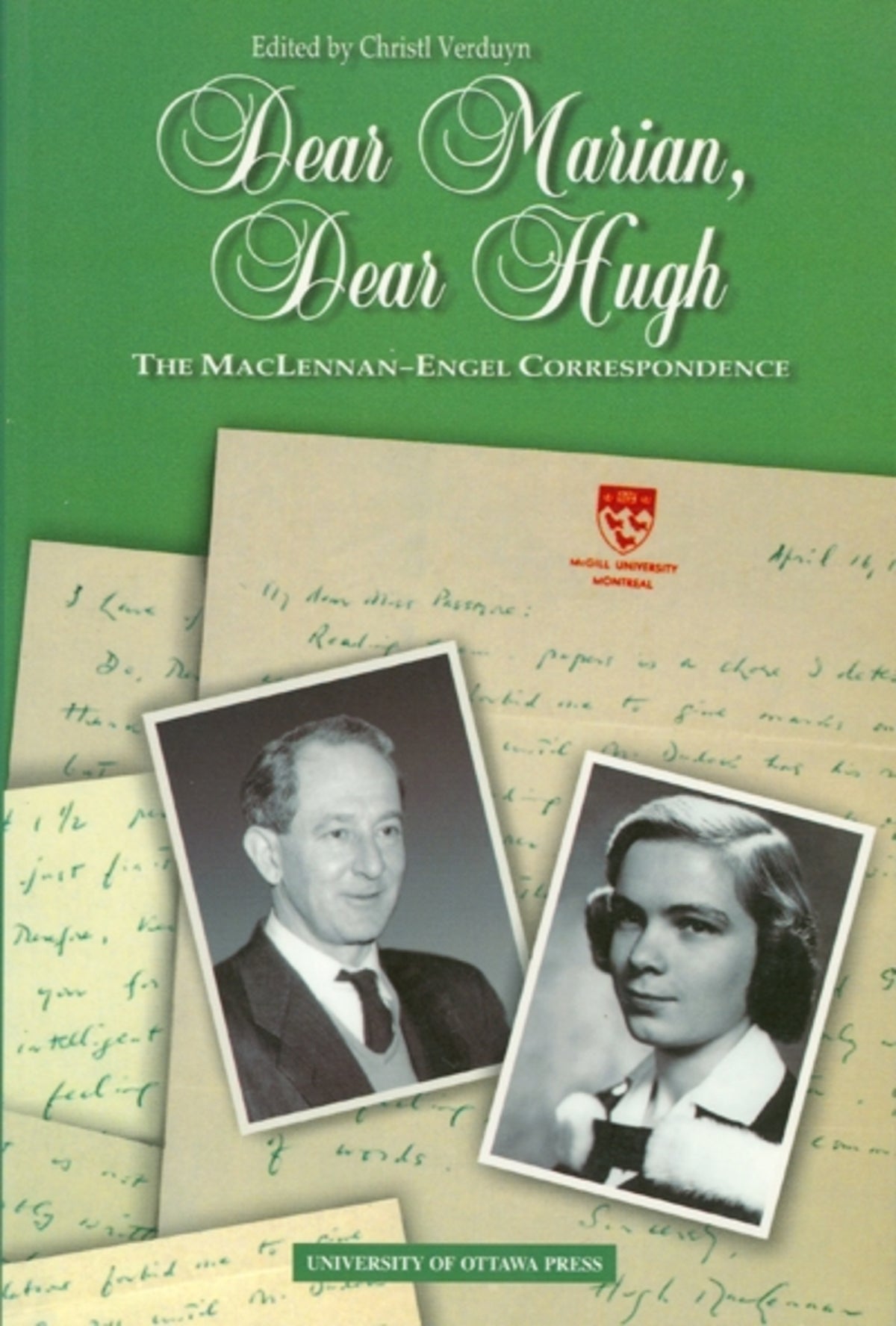 Cover image for Dear Marian, Dear Hugh ISBN 9780776604039
