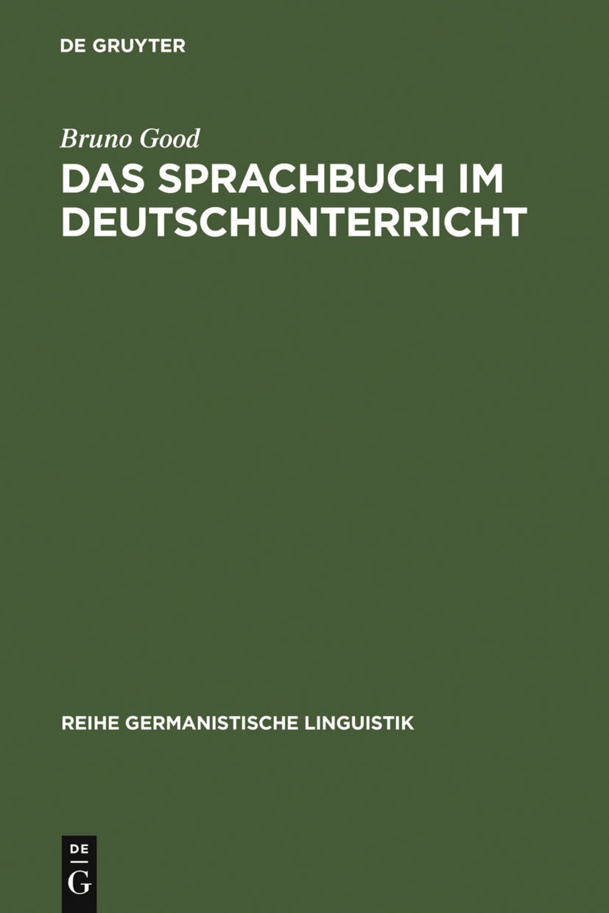 Das Sprachbuch im Deutschunterricht