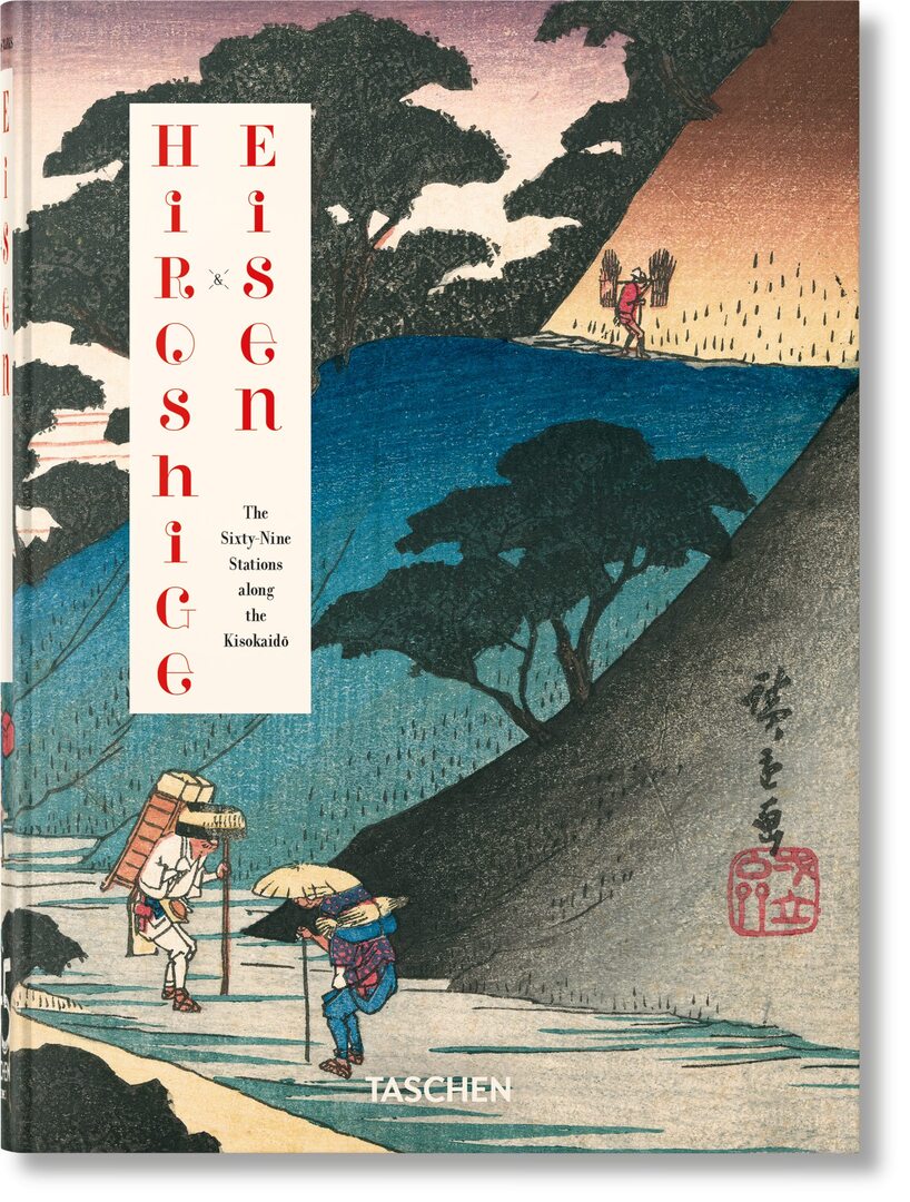 Cover image for Hiroshige & Eisen. The Sixty-Nine Stations along the Kisokaido. 45th Ed. ISBN 9783836596459
