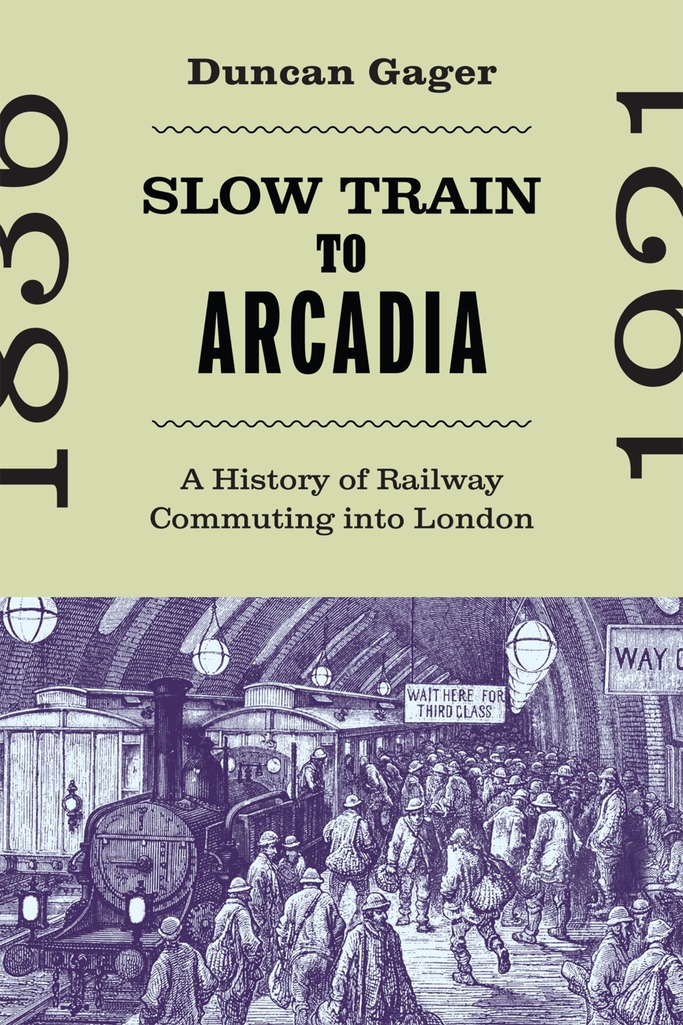 Cover image for Slow Train to Arcadia ISBN 9780228022763