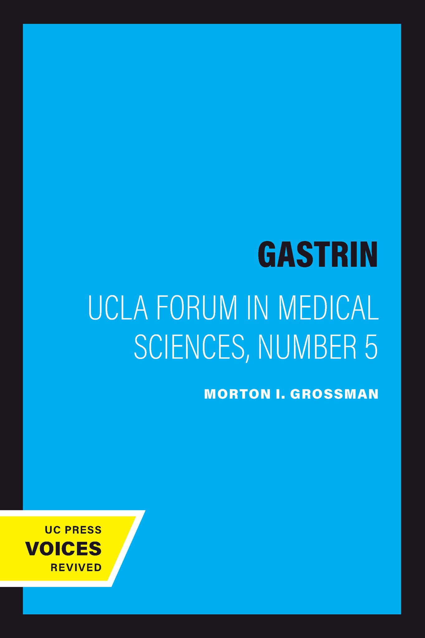 Cover image for Gastrin ISBN 9780520324787
