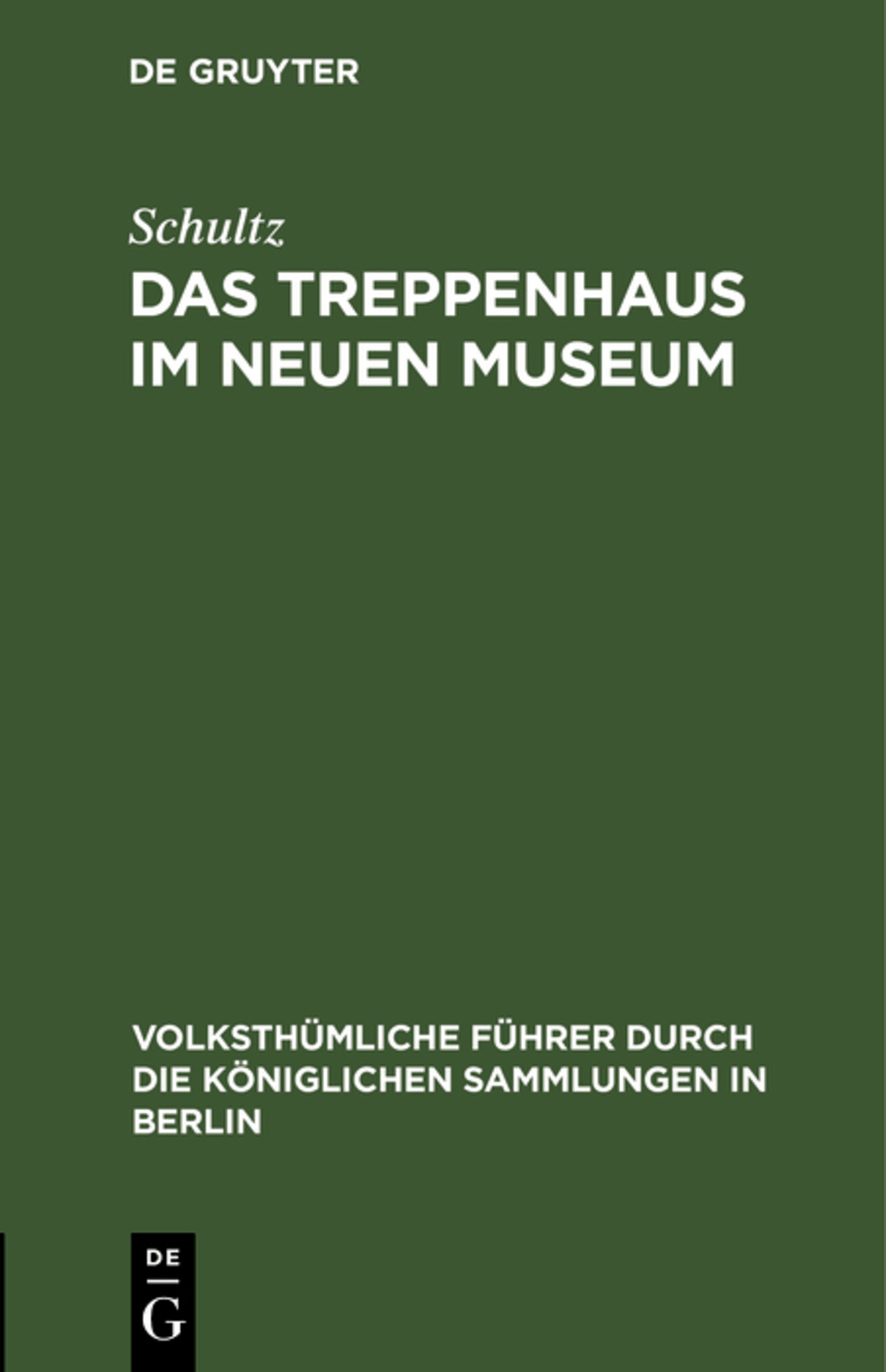 Das Treppenhaus im neuen Museum