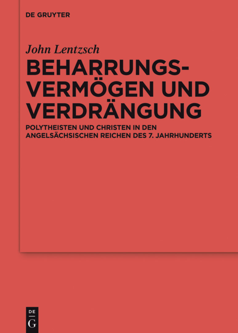 Cover image for Beharrungsvermögen und Verdrängung ISBN 9783110568363