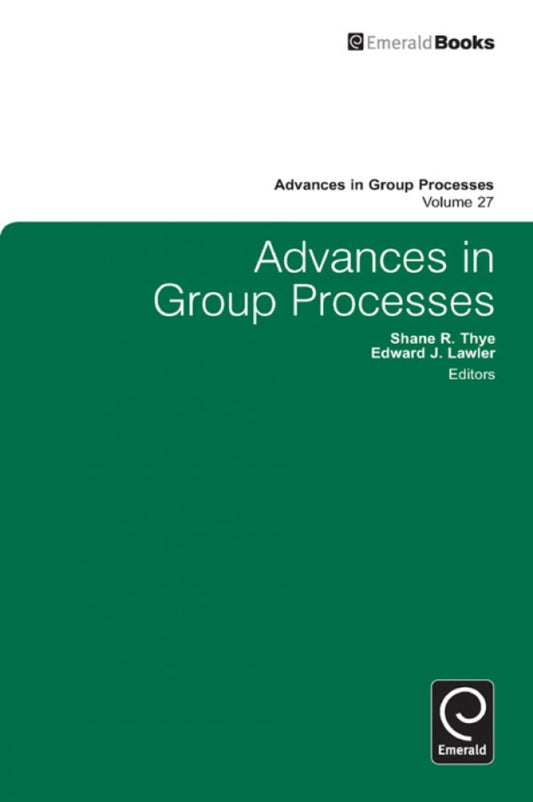 Advances in Group Processes