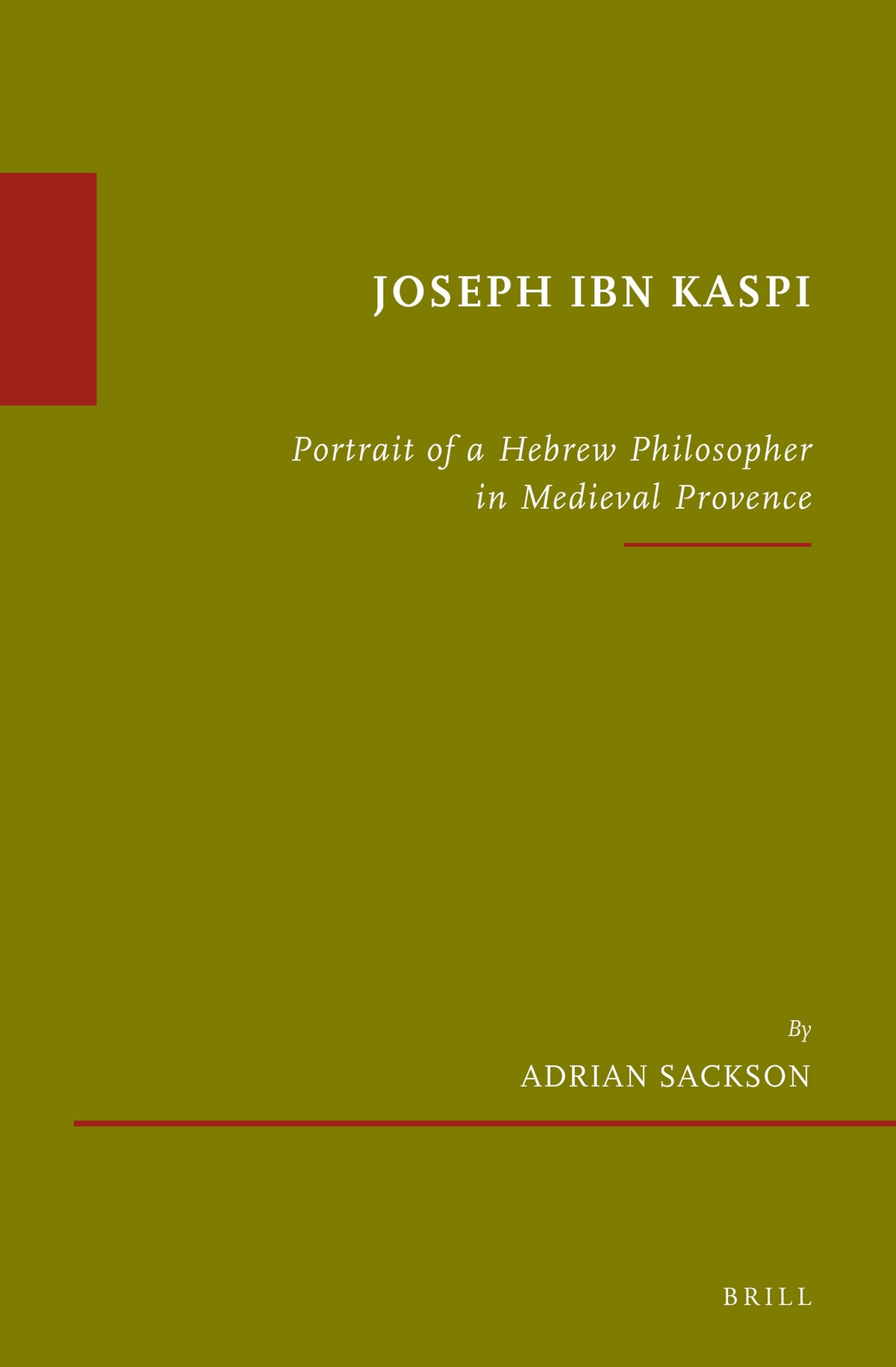 Cover image for Joseph Ibn Kaspi ISBN 9789004338227