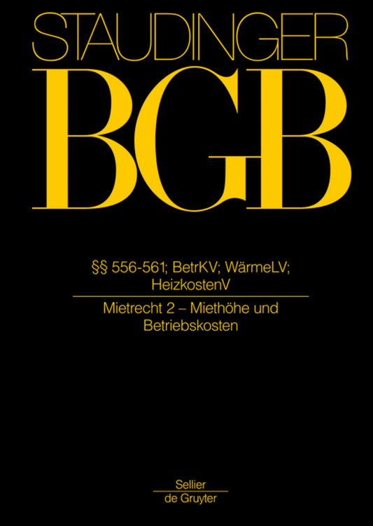 §§ 556-561; HeizkostenV; BetrKV