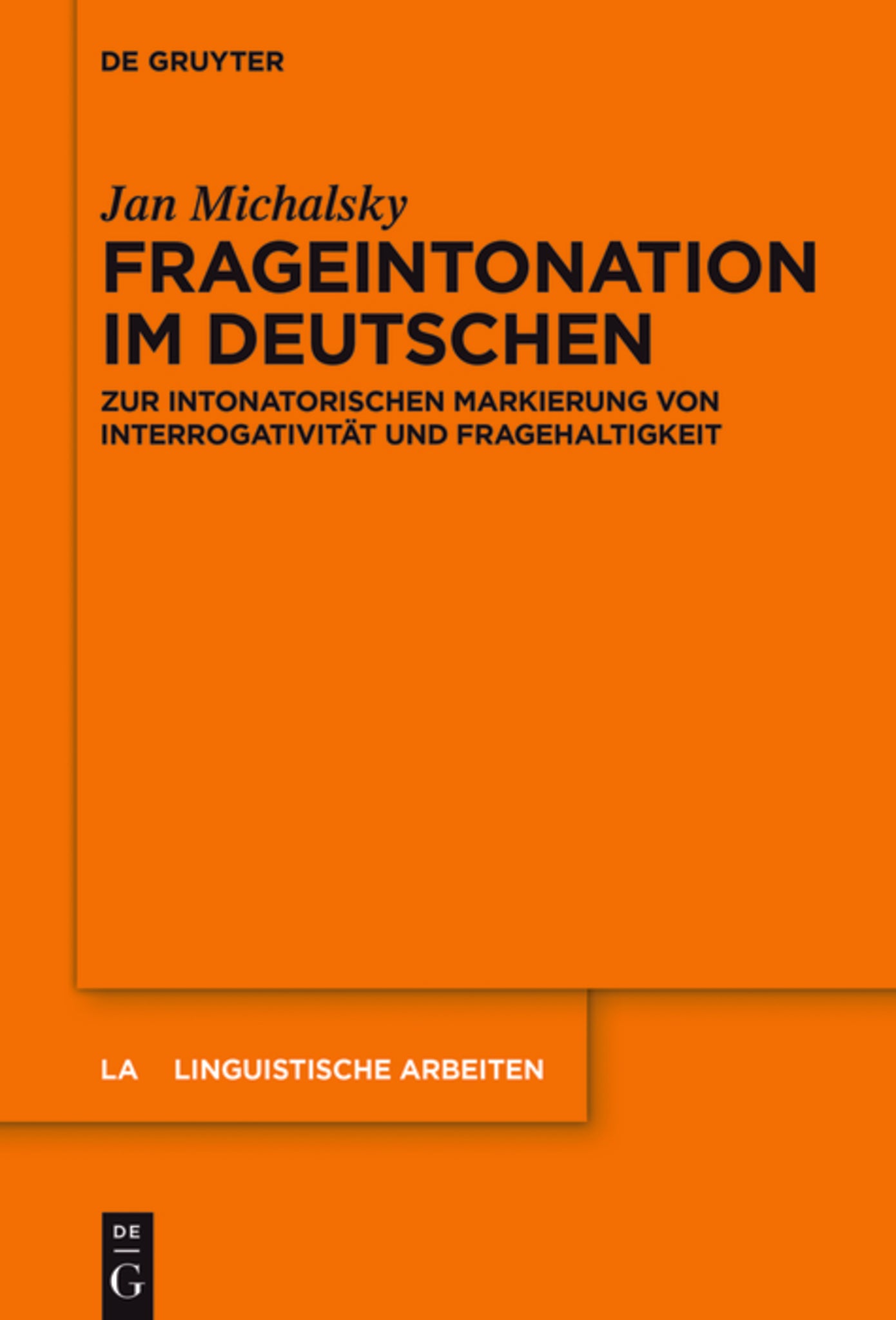 Frageintonation im Deutschen