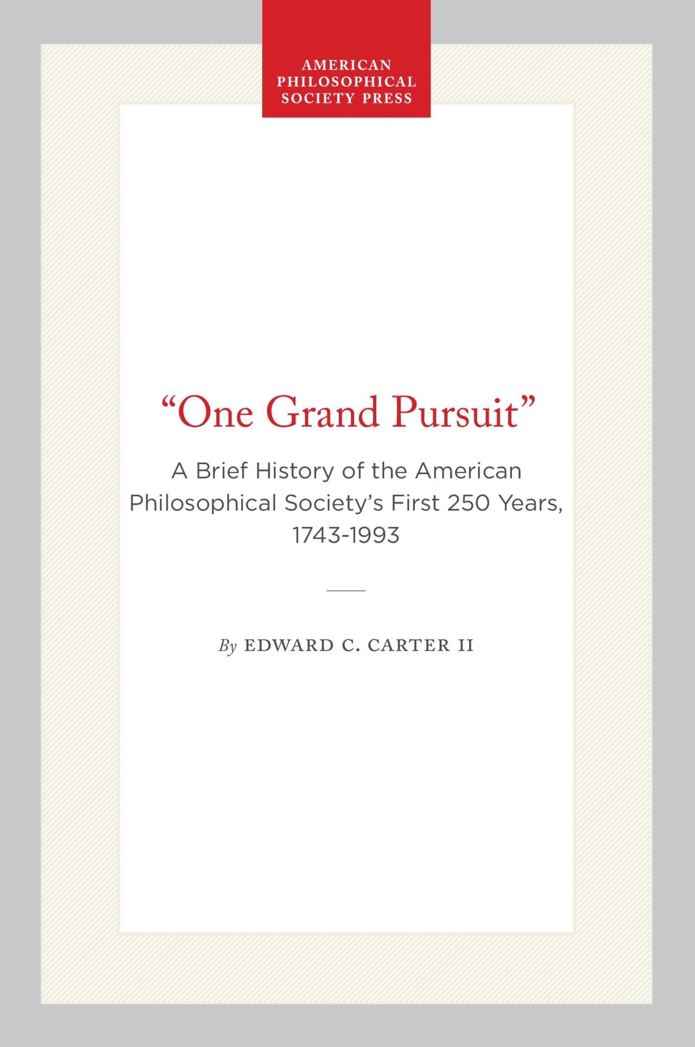 “One Grand Pursuit”