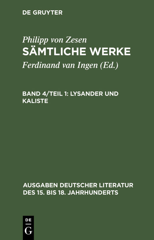Lysander und Kaliste