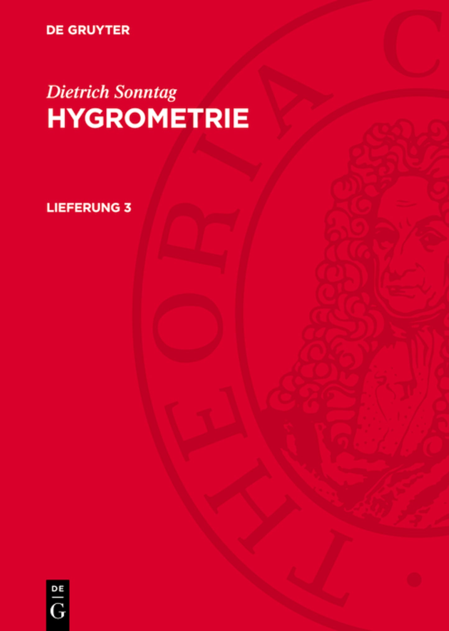 Dietrich Sonntag: Hygrometrie