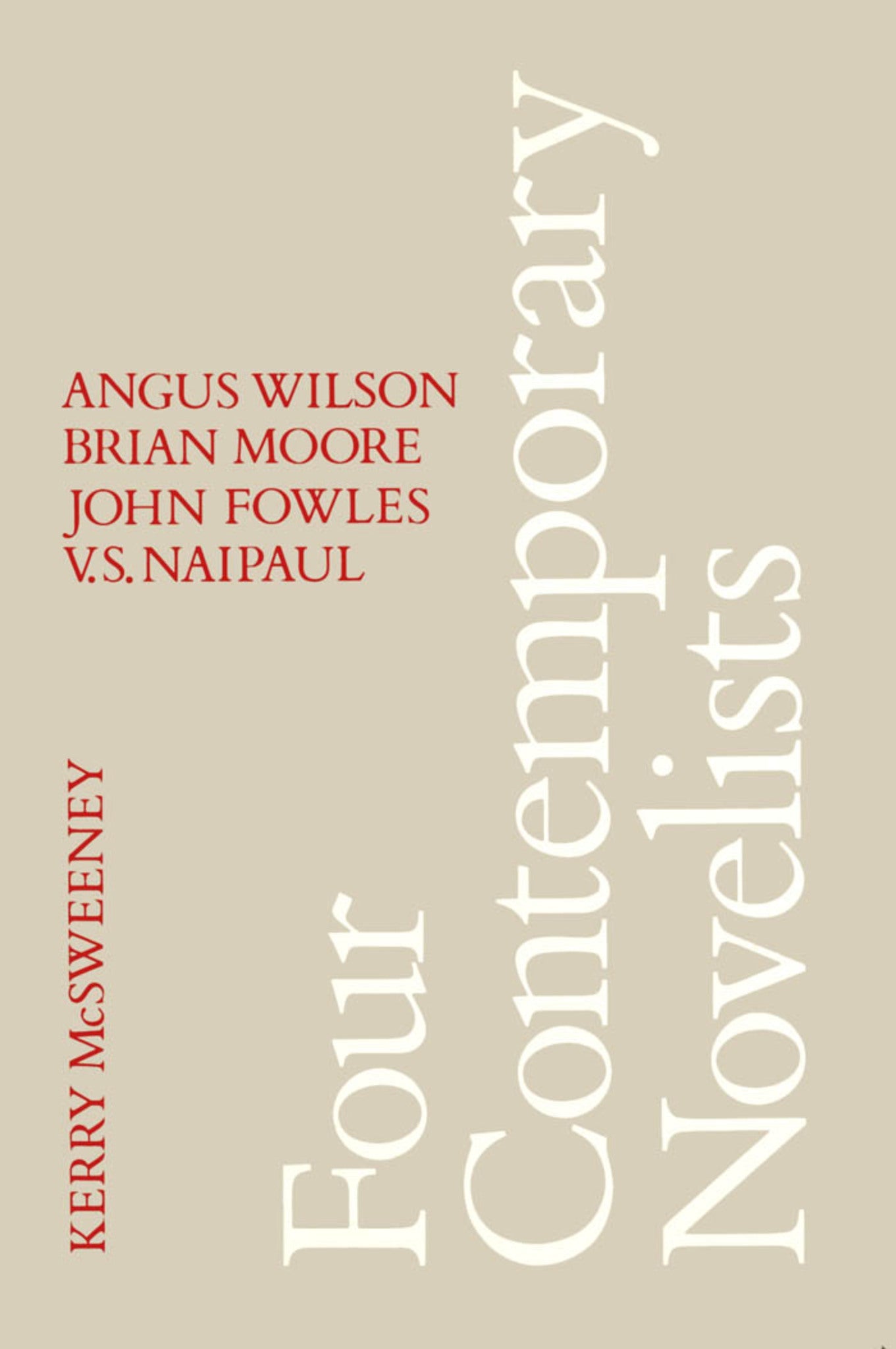 Cover image for Four Contemporary Novelists ISBN 9780773503991