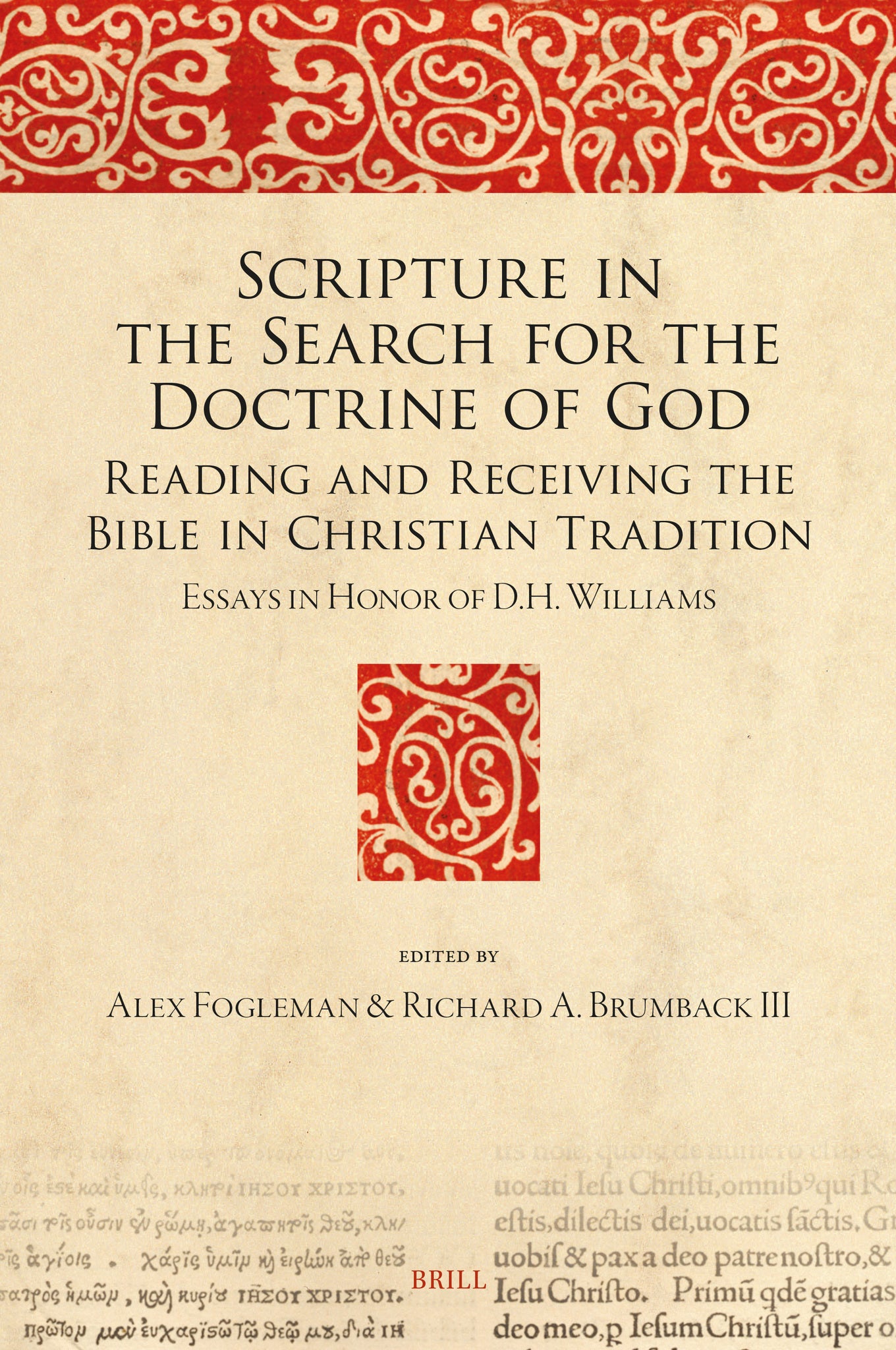 Scripture in the Search for the Doctrine of God