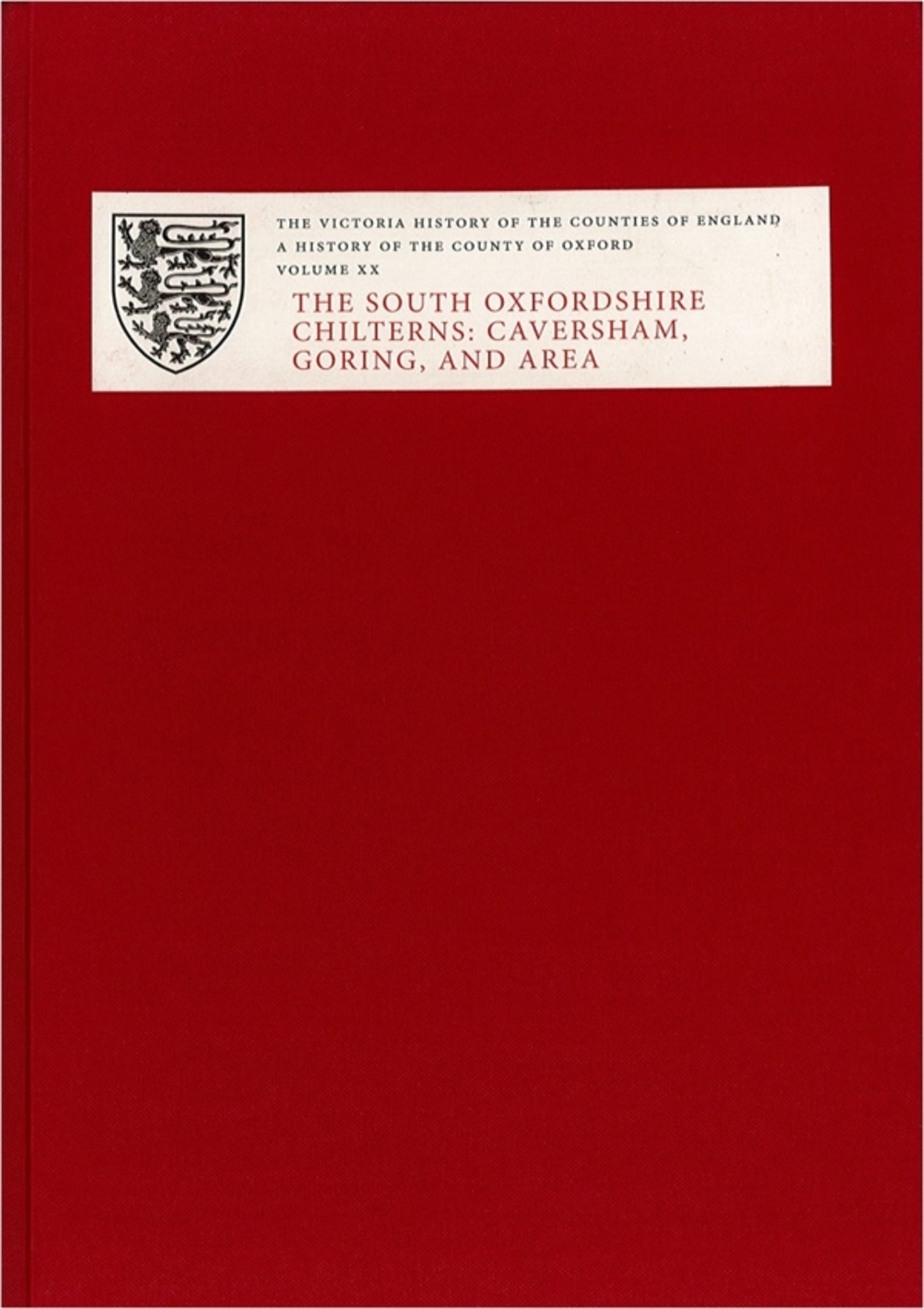 Cover image for The Victoria History of the County of Oxford: Volume XX ISBN 9781904356547