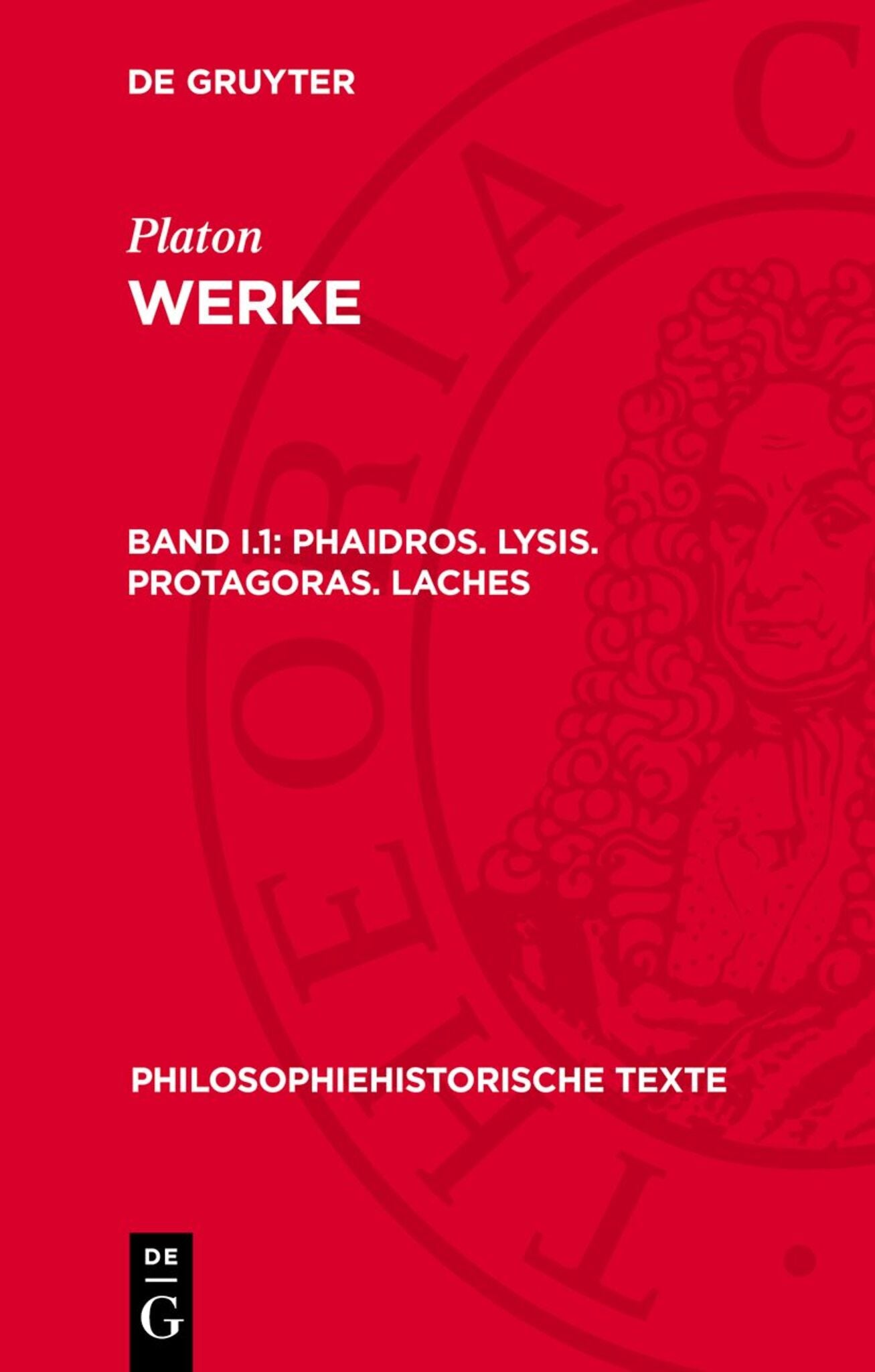 Cover image for Phaidros. Lysis. Protagoras. Laches ISBN 9783112714669