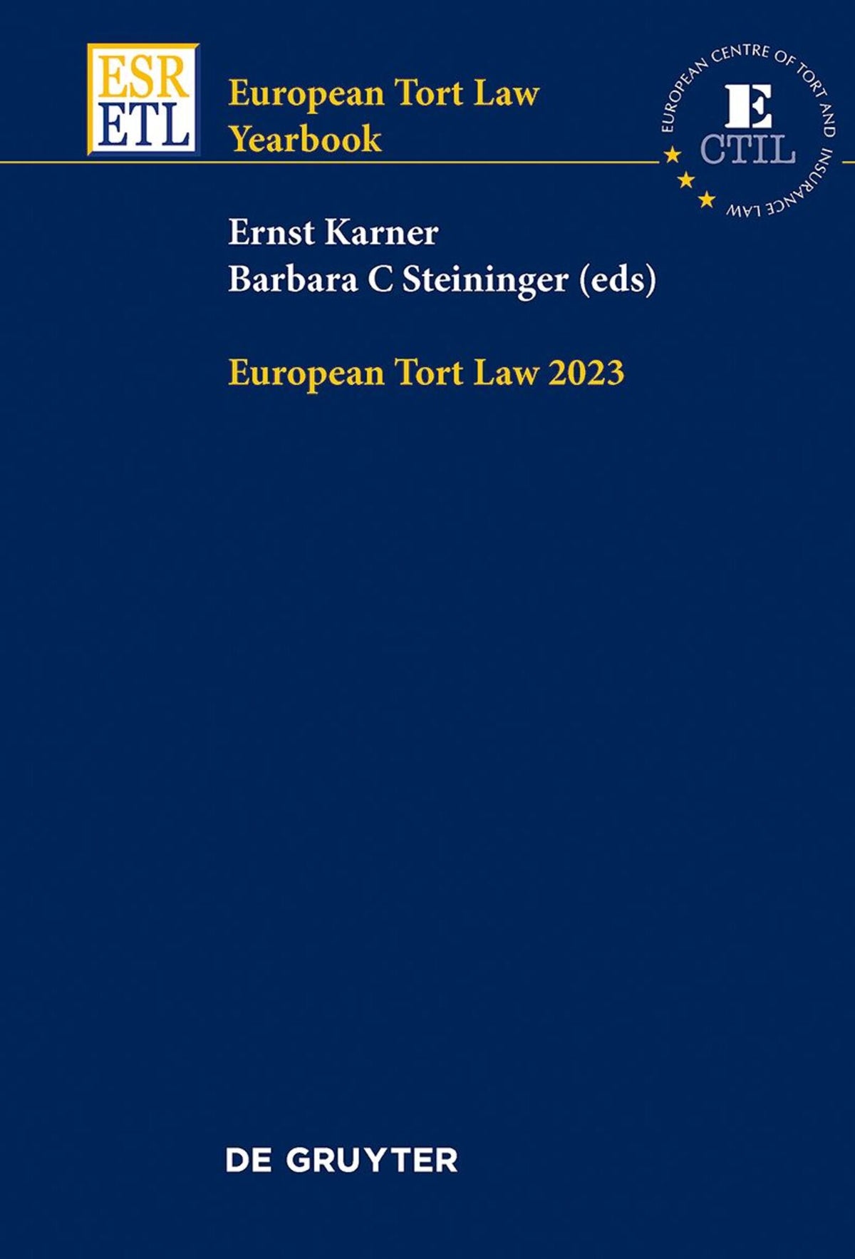 Cover image for 2023 ISBN 9783111376127