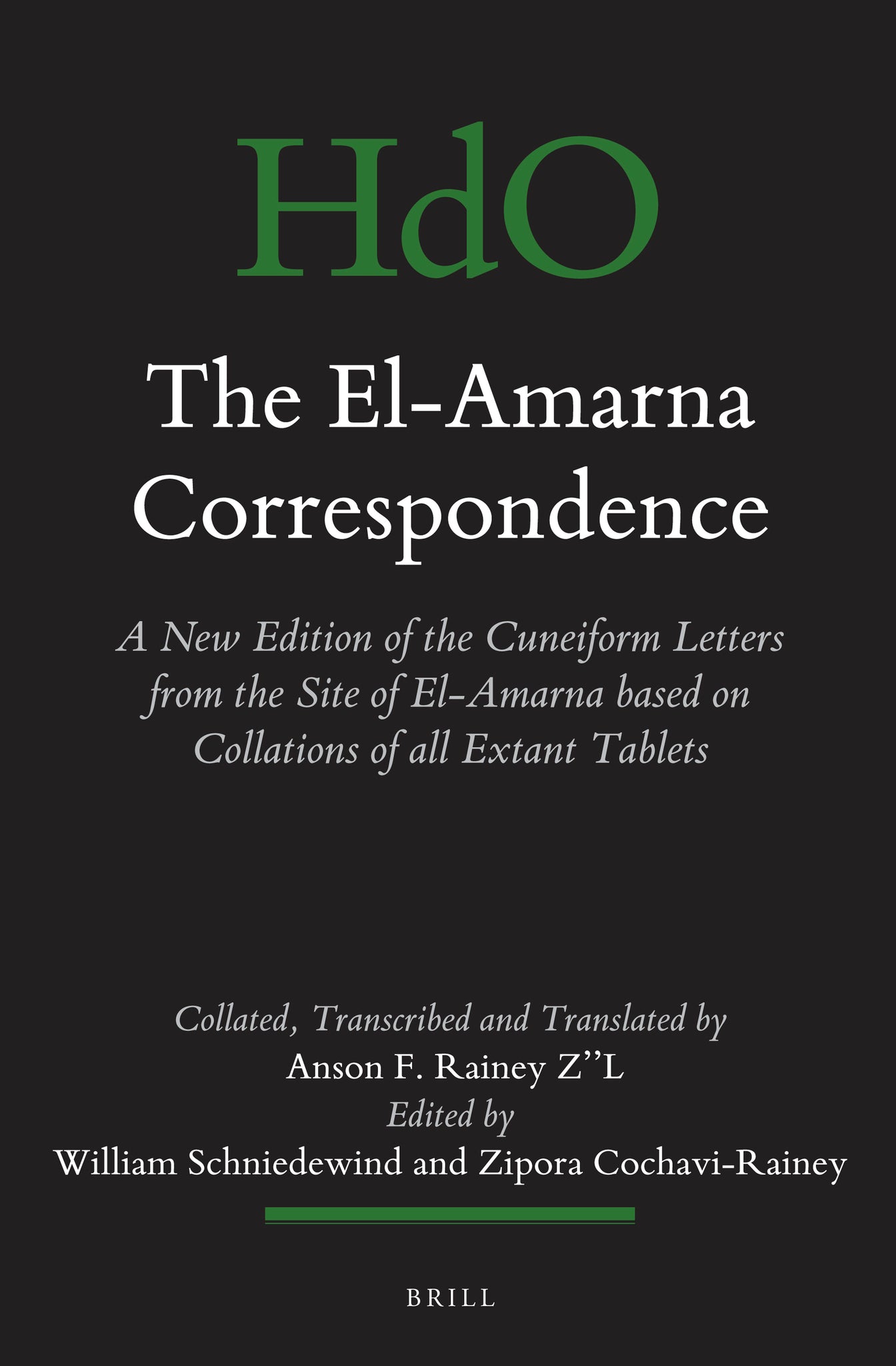 The El-Amarna Correspondence (2 vol. set)