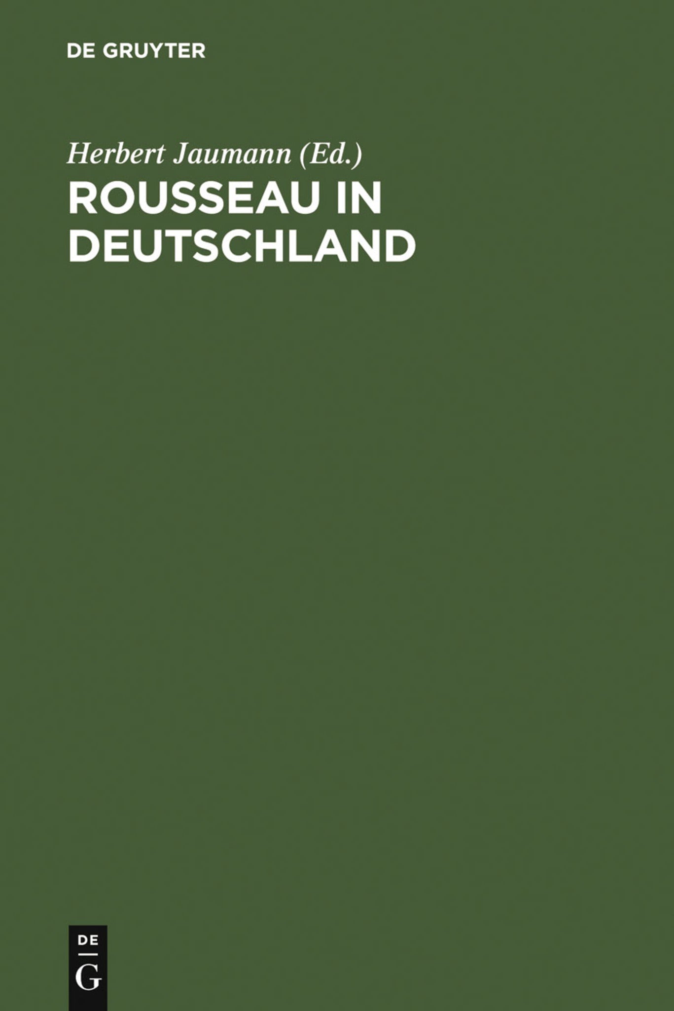 Rousseau in Deutschland