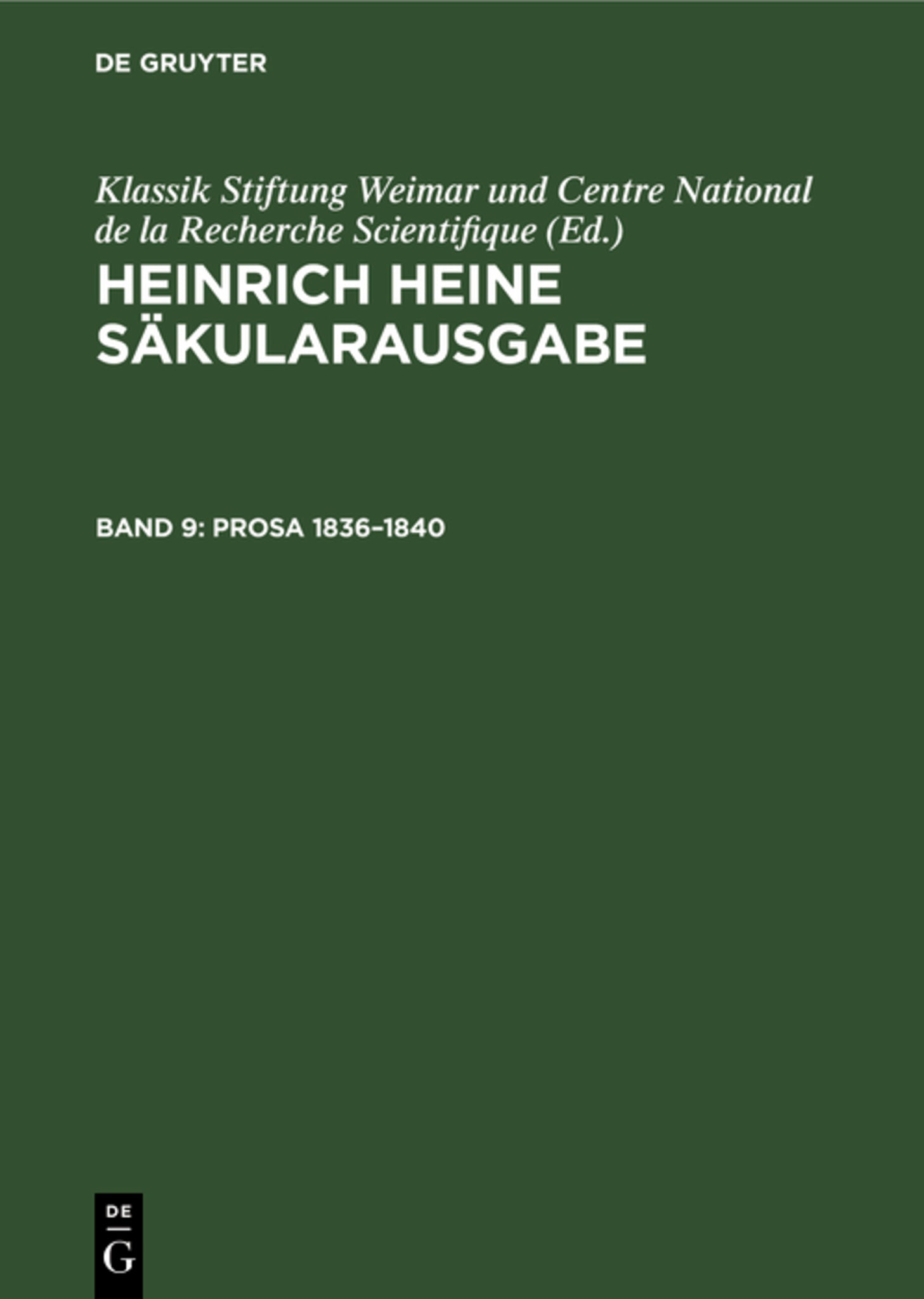 Prosa 1836–1840