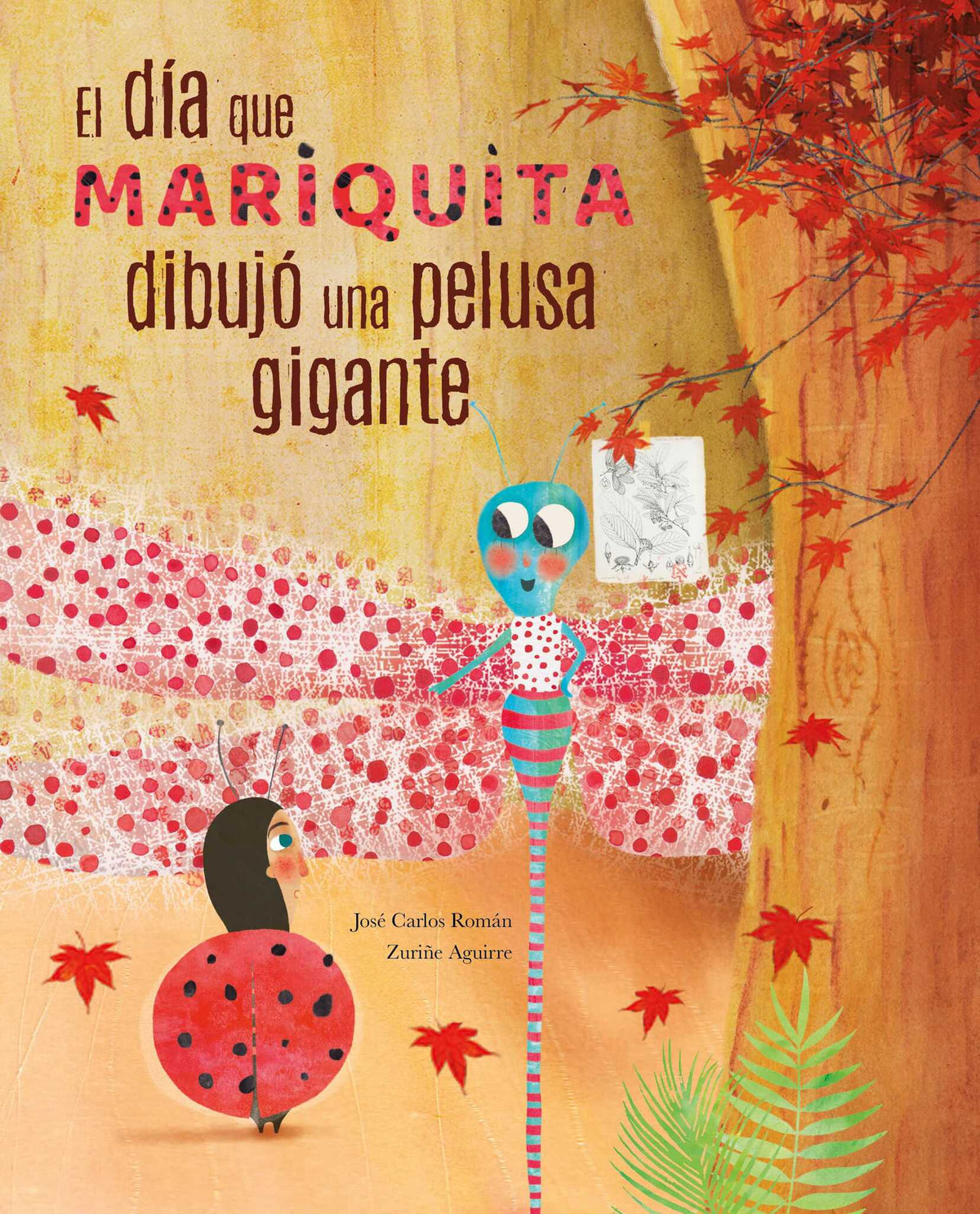 Cover image for El día mariquita dibujó una pelusa gigante (The Day Ladybug Drew a Giant Ball of Fluff) ISBN 9788416733873