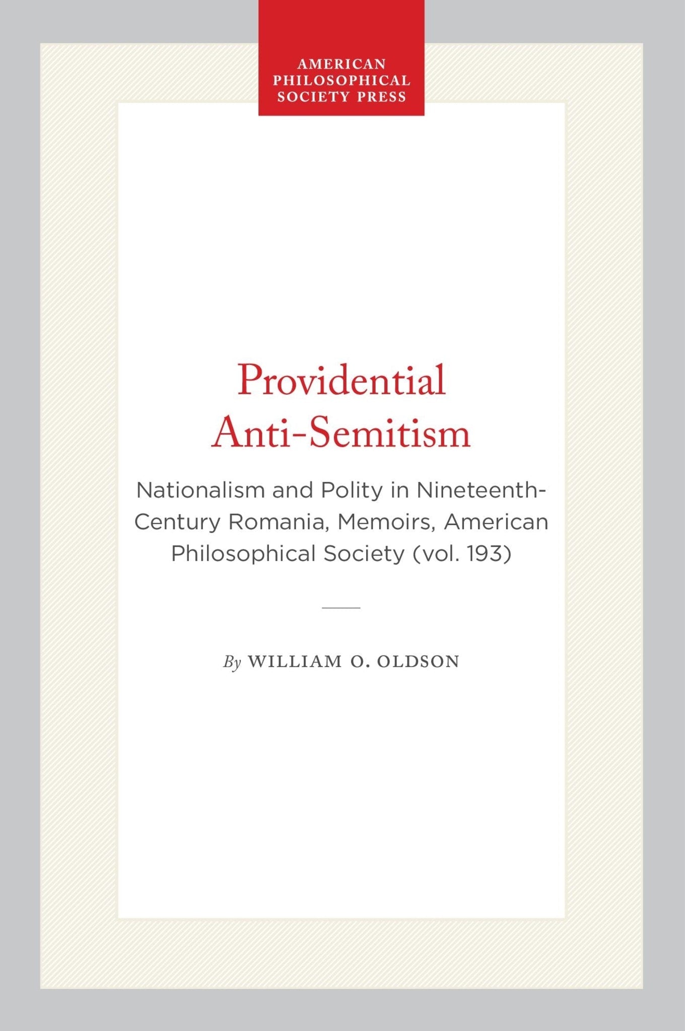 Providential Anti-Semitism