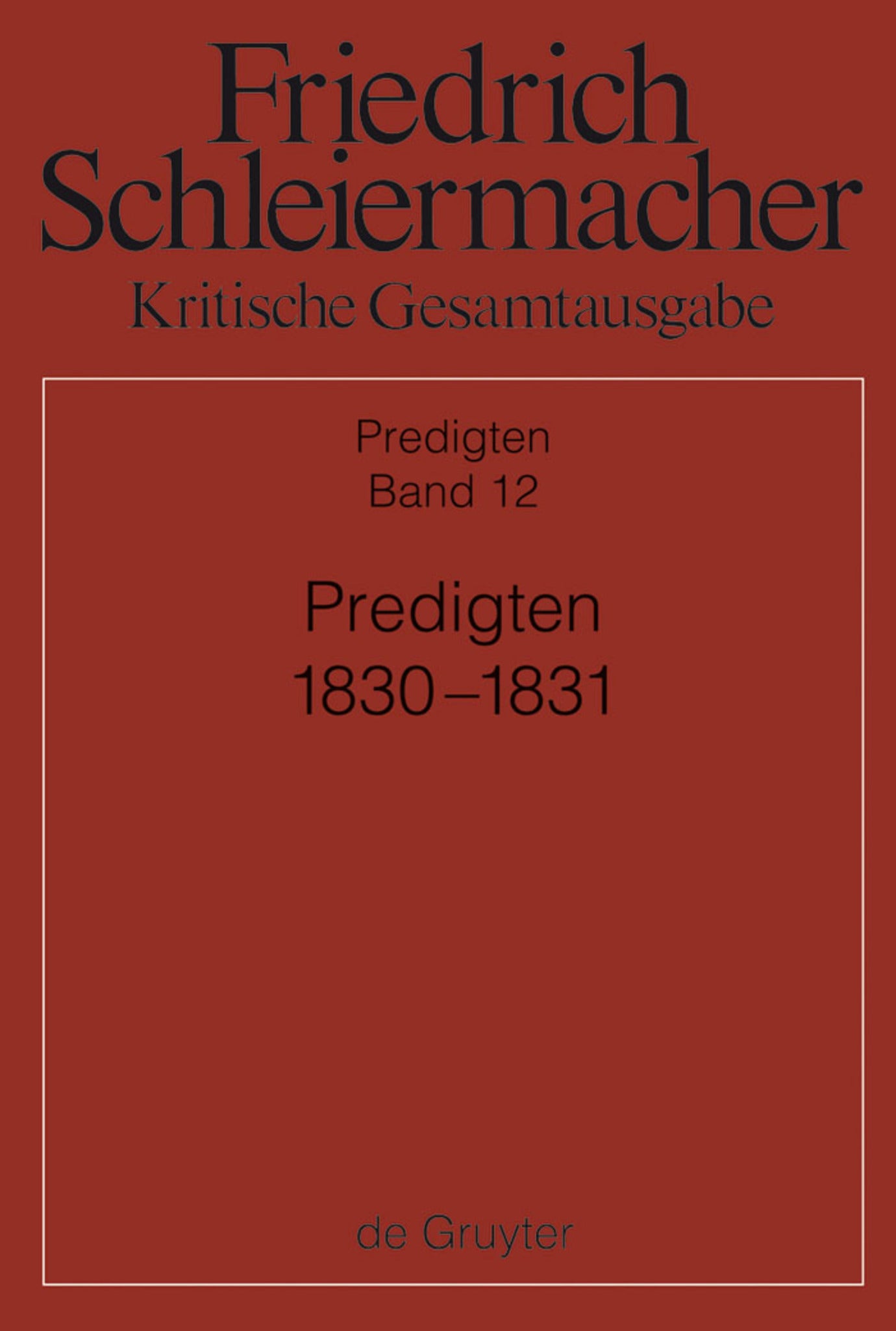 Predigten 1830-1831