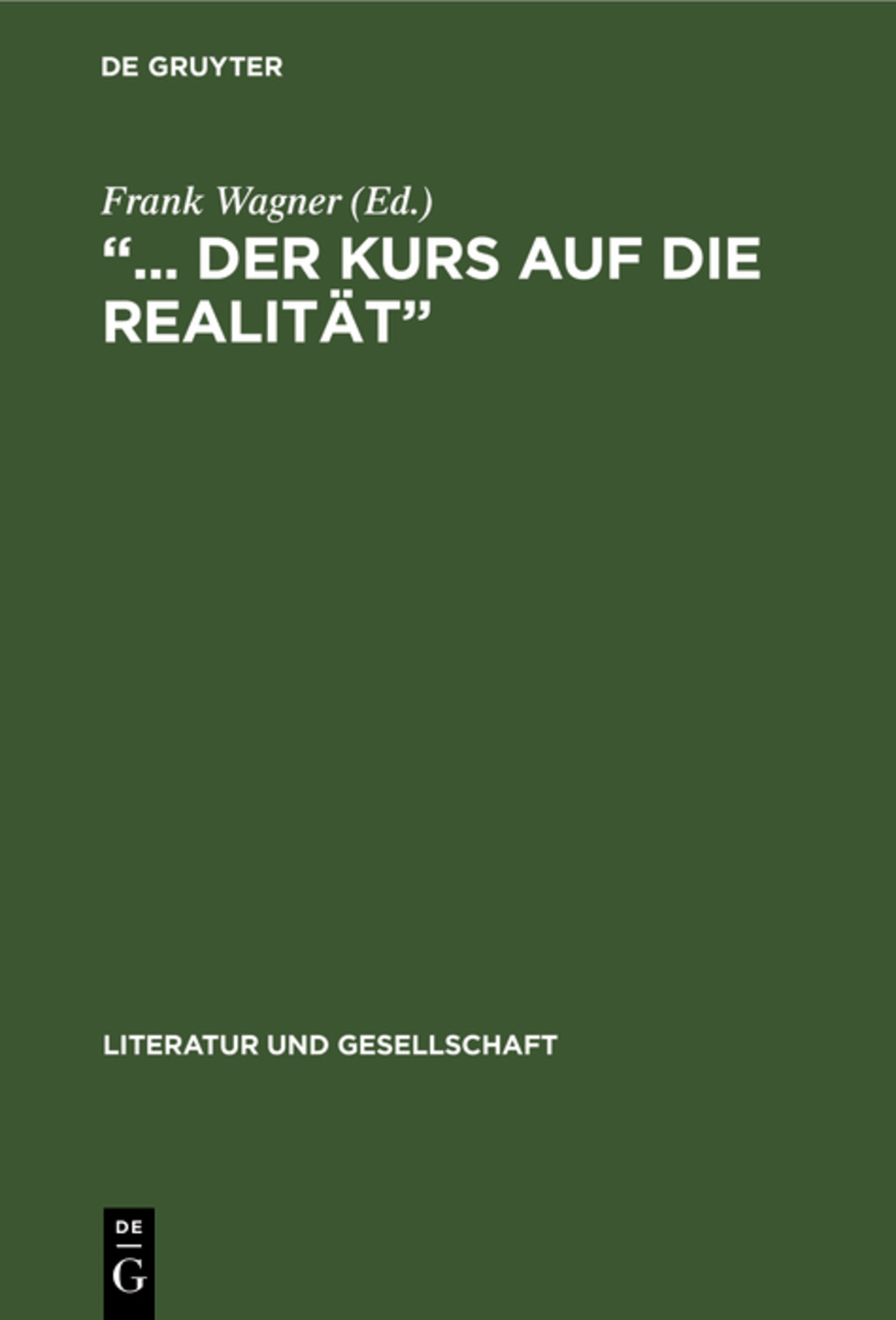„... der Kurs auf die Realität“