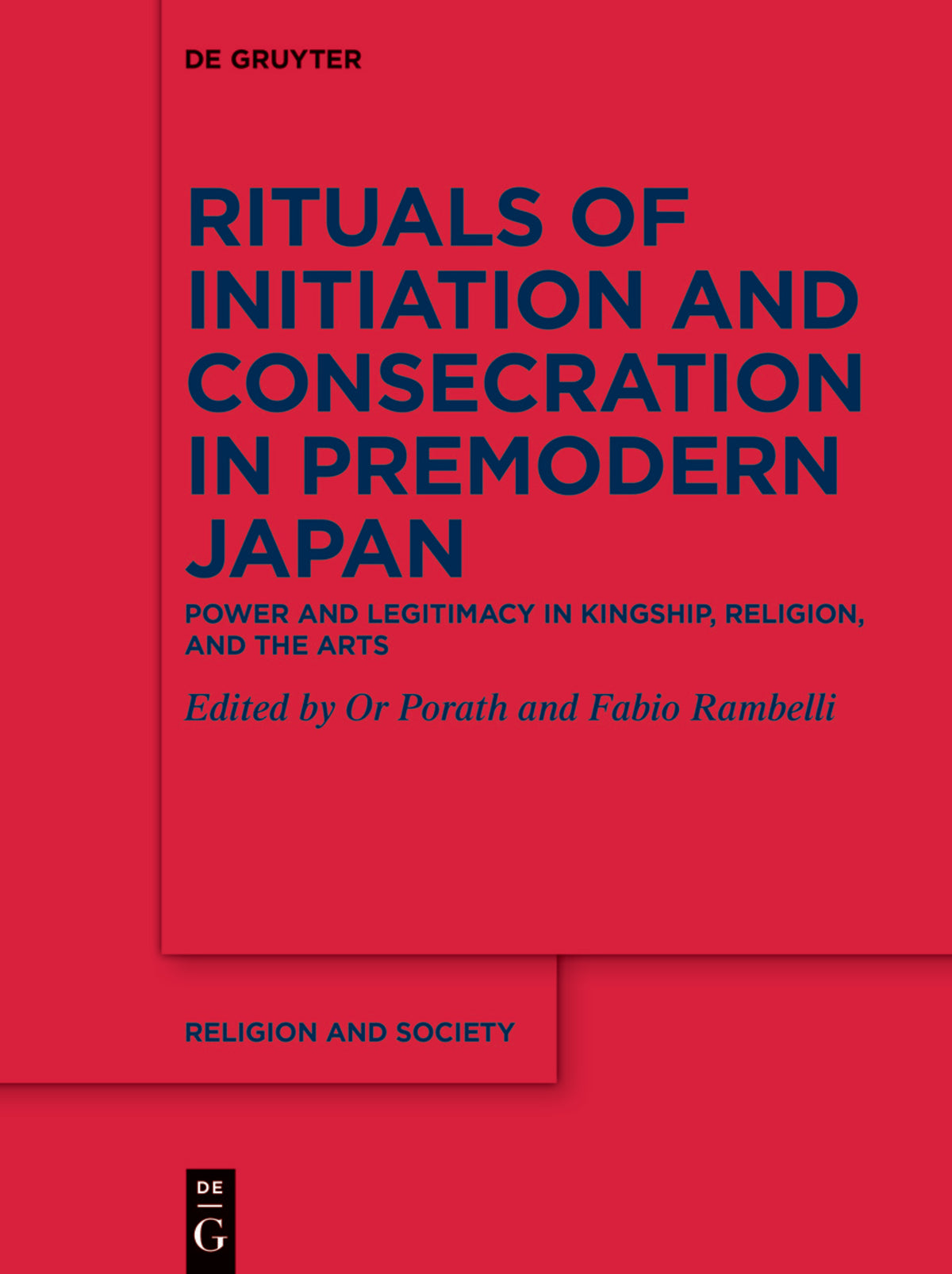 Rituals of Initiation and Consecration in Premodern Japan