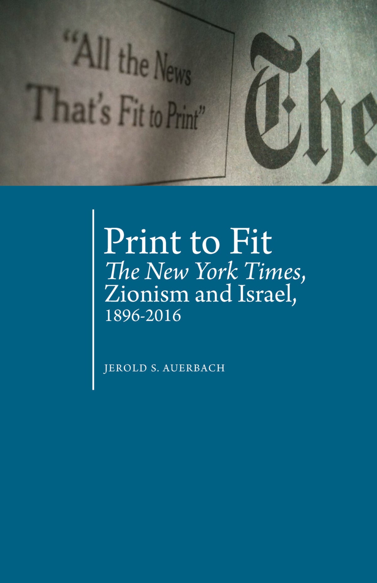 Cover image for Print to Fit ISBN 9781618118981
