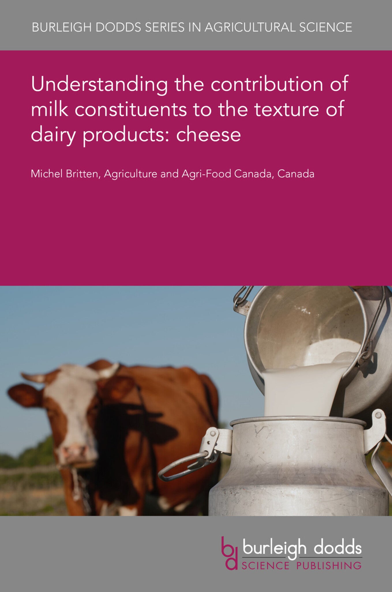 Cover image for Understanding the contribution of milk constituents to the texture of dairy products: cheese ISBN 9781801464505