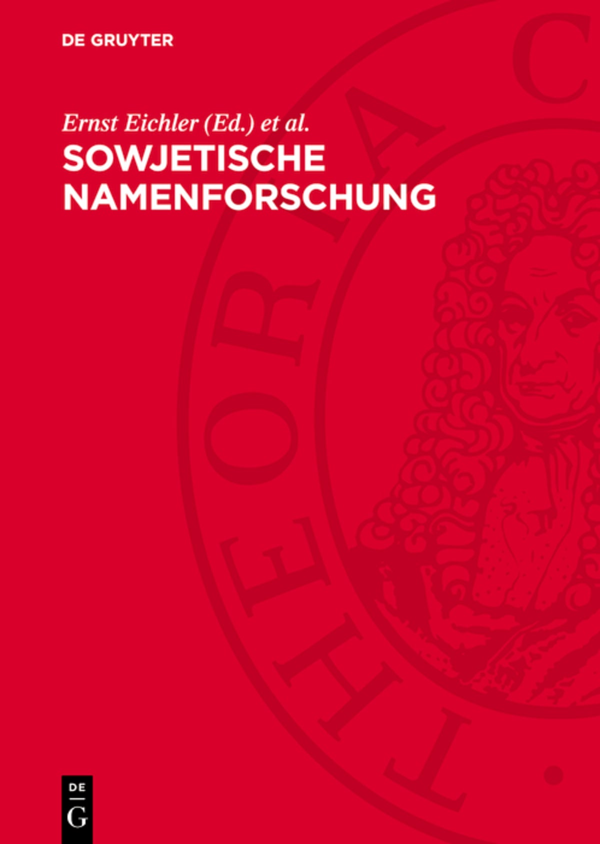 Cover image for Sowjetische Namenforschung ISBN 9783112700600