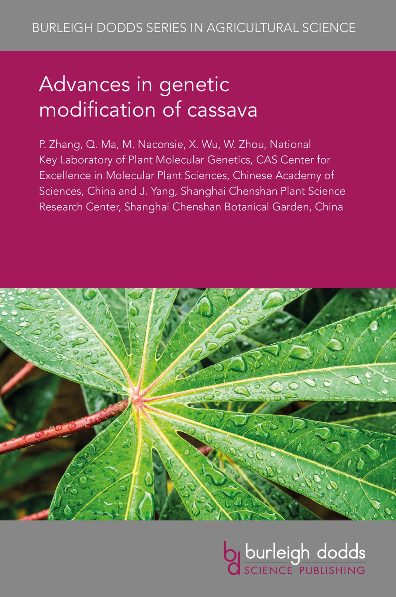 Cover image for Advances in genetic modification of cassava ISBN 9781838790653