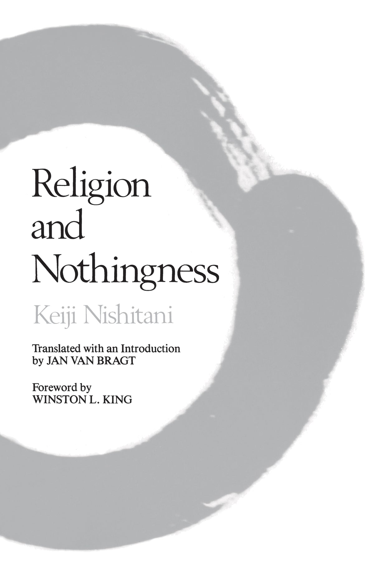 Cover image for Religion and Nothingness ISBN 9780520049468