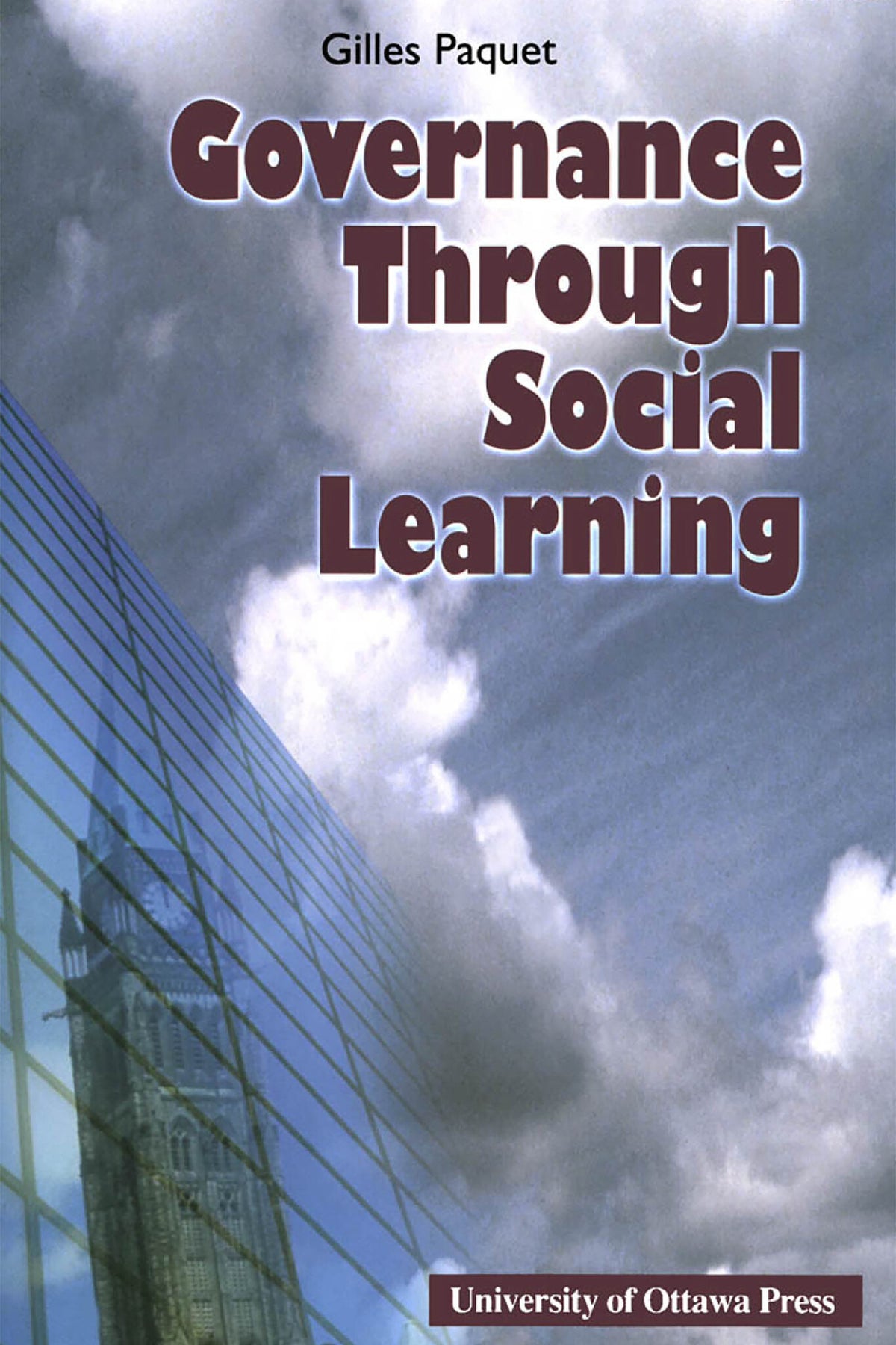Cover image for Governance Through Social Learning ISBN 9780776604886